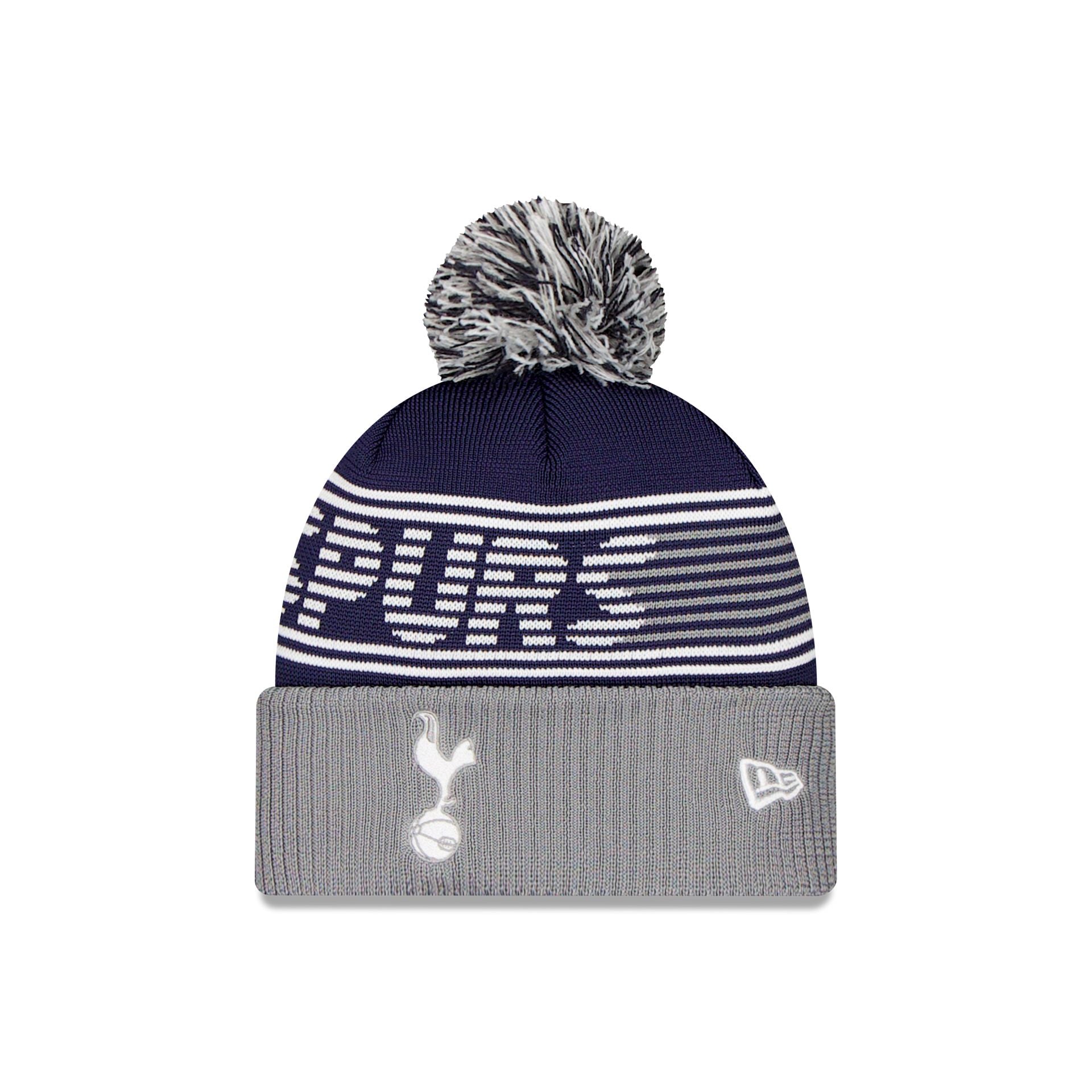 Alternative view of Tottenham Hotspur Fc Navy Pom Knit Hat