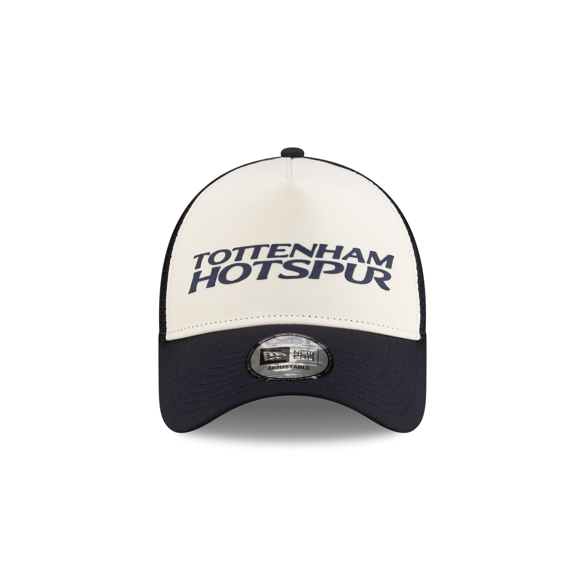 Alternative view of Tottenham Hotspur Fc Puff Wordmark Navy 9Forty A-Frame Trucker Hat