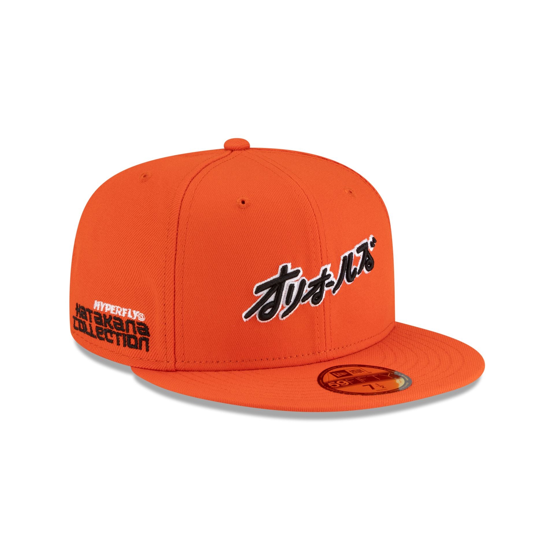 Hyperfly Katakana X Baltimore Orioles Orange 59Fifty Fitted Hat