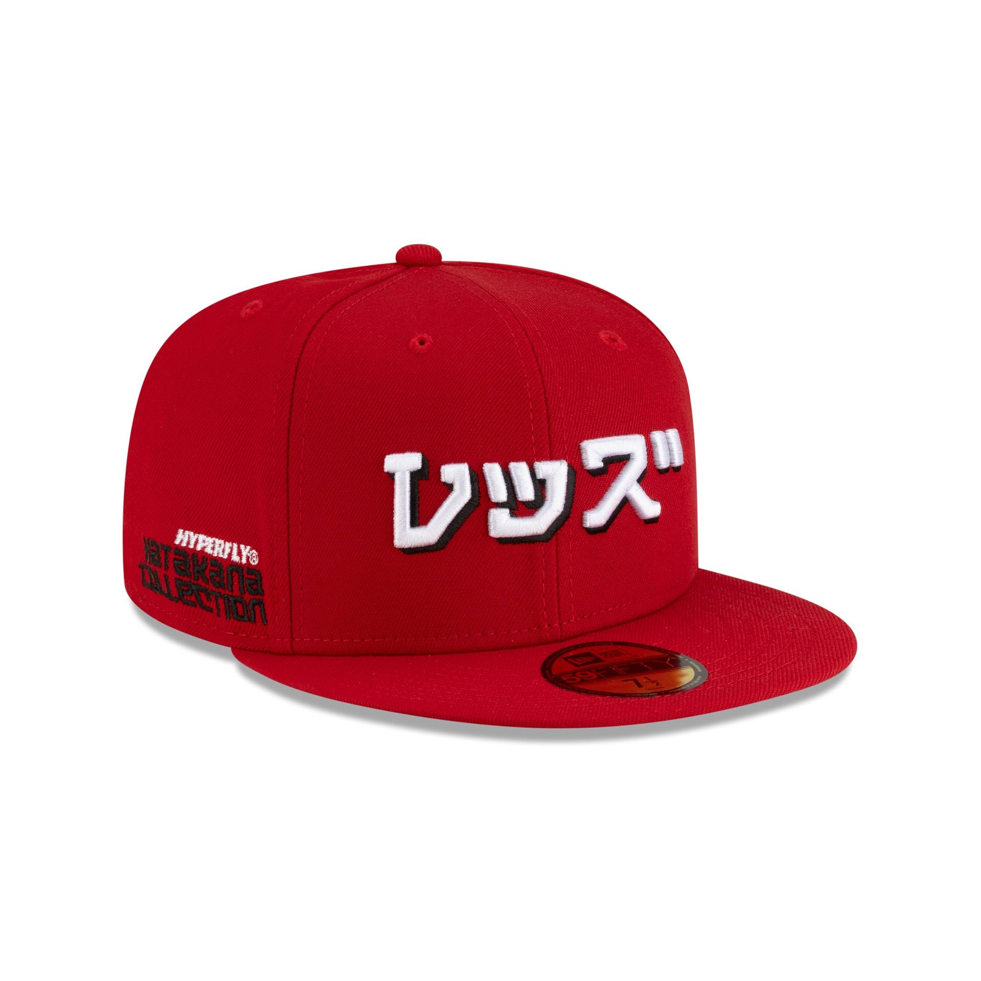 Hyperfly Katakana X Cincinnati Reds 59Fifty Fitted Hat