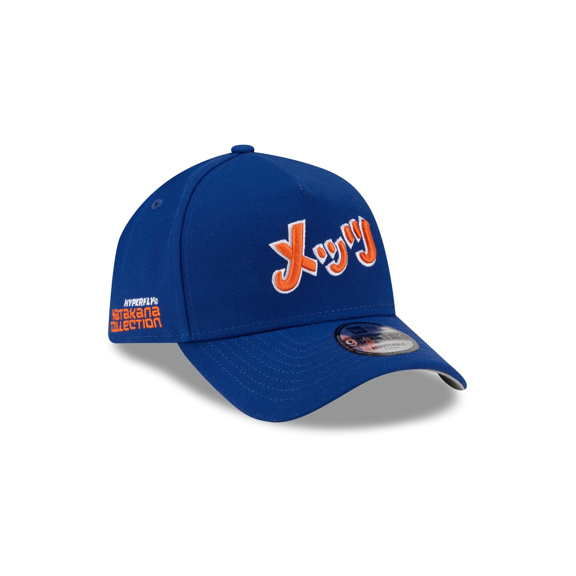 Hyperfly Katakana X New York Mets 9Forty A-Frame Snapback Hat