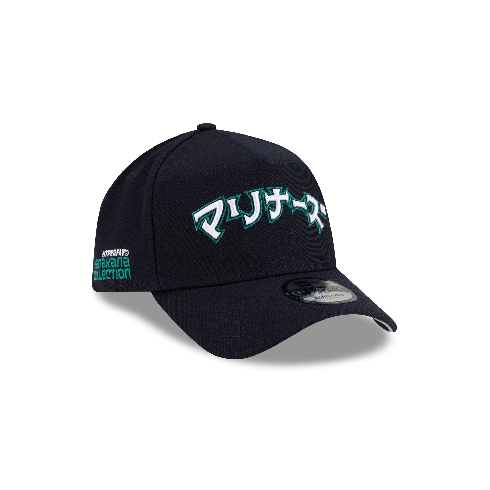 Hyperfly Katakana X Seattle Mariners 9Forty A-Frame Snapback Hat