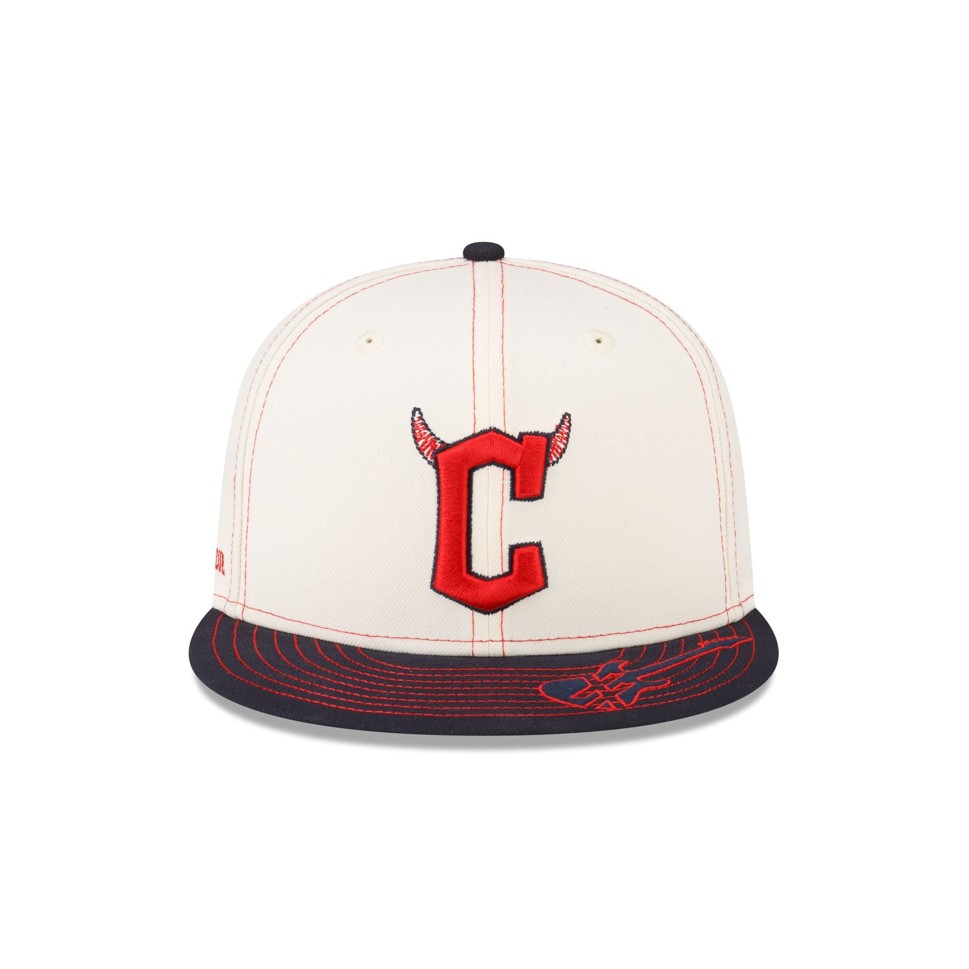 Alternative view of Mgk X Cleveland Guardians Chrome White 59Fifty Fitted Hat