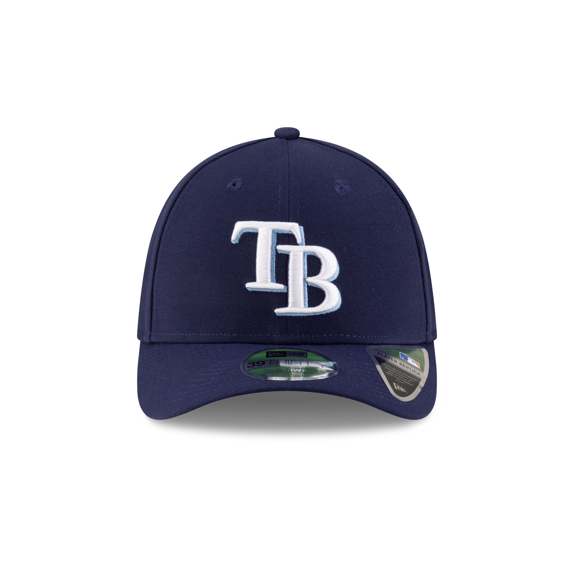 Alternative view of Tampa Bay Rays Player Replica 39Thirty M-Crown Stretch Fit Hat
