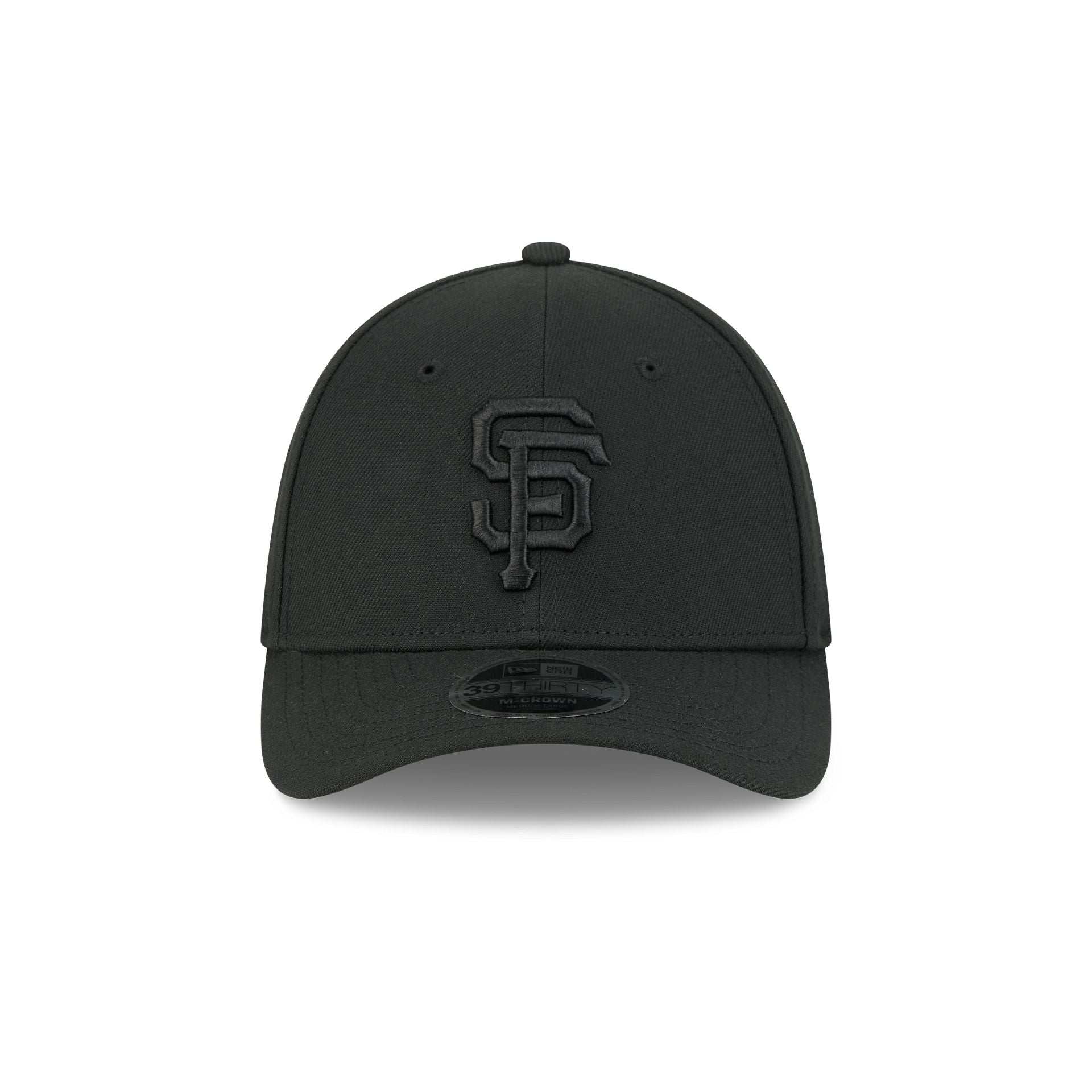 Alternative view of San Francisco Giants Black And White 39Thirty M-Crown Stretch Fit Hat