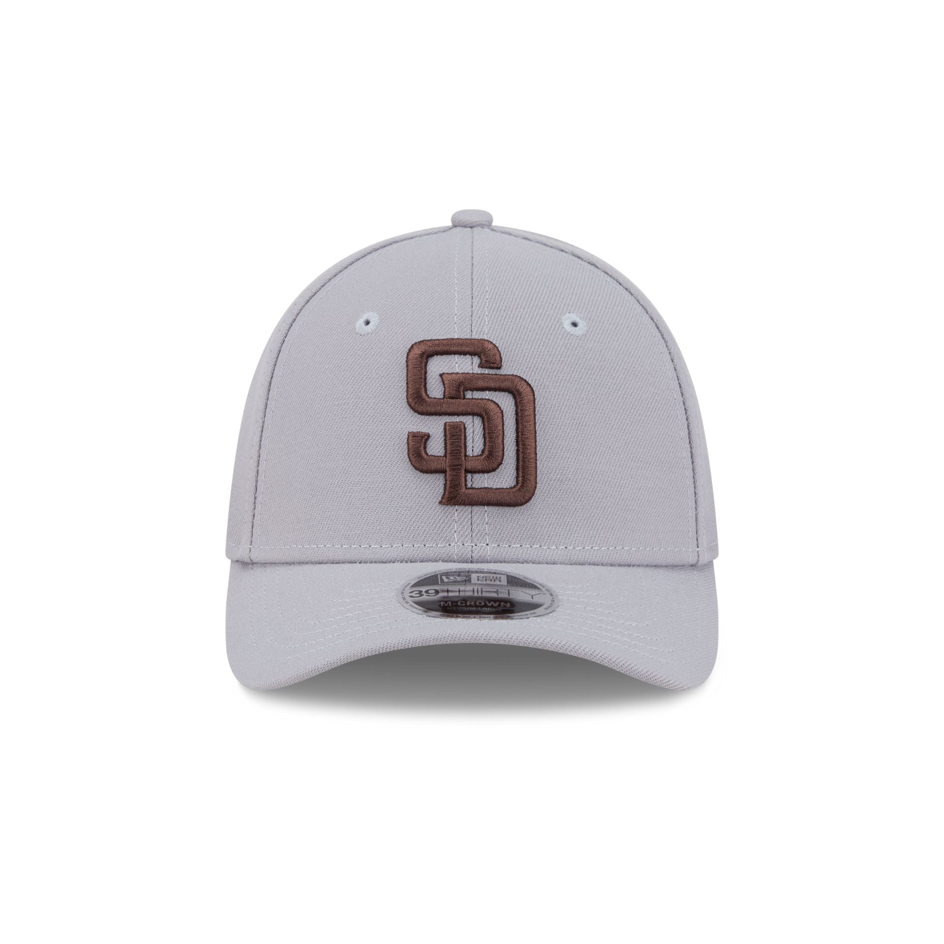 San Diego Padres Gray 39Thirty M-Crown Stretch Fit Hat - Image 2