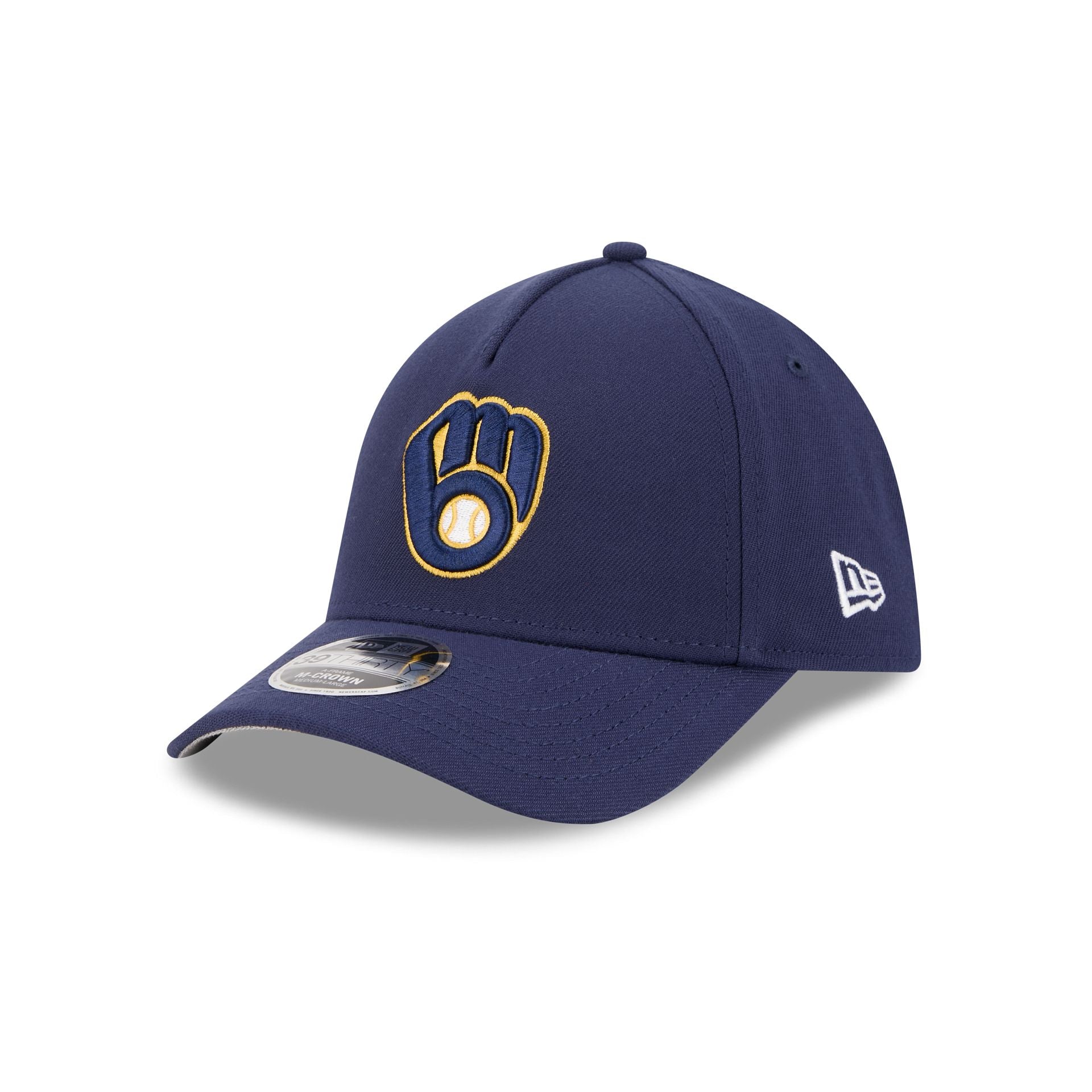 Milwaukee Brewers 39Thirty M-Crown A-Frame Stretch Fit Hat