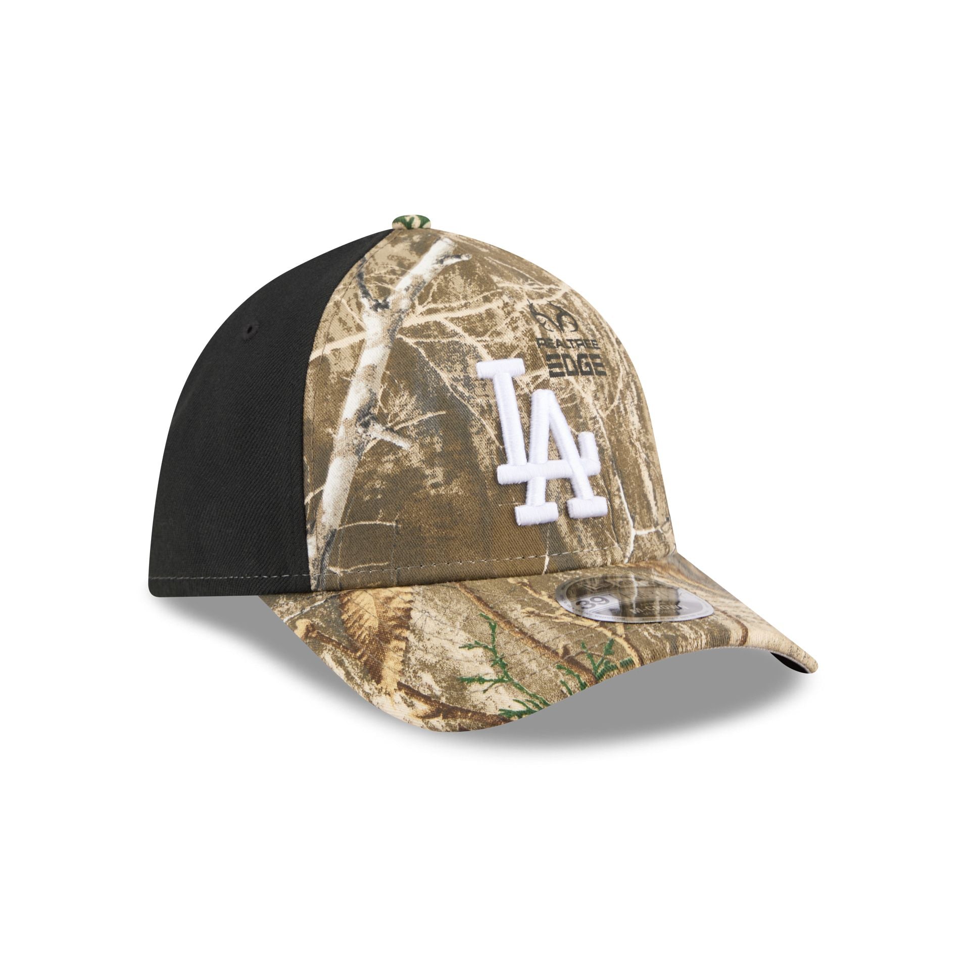 Los Angeles Dodgers Realtree 39Thirty M-Crown A-Frame Stretch Fit Hat - Image 3