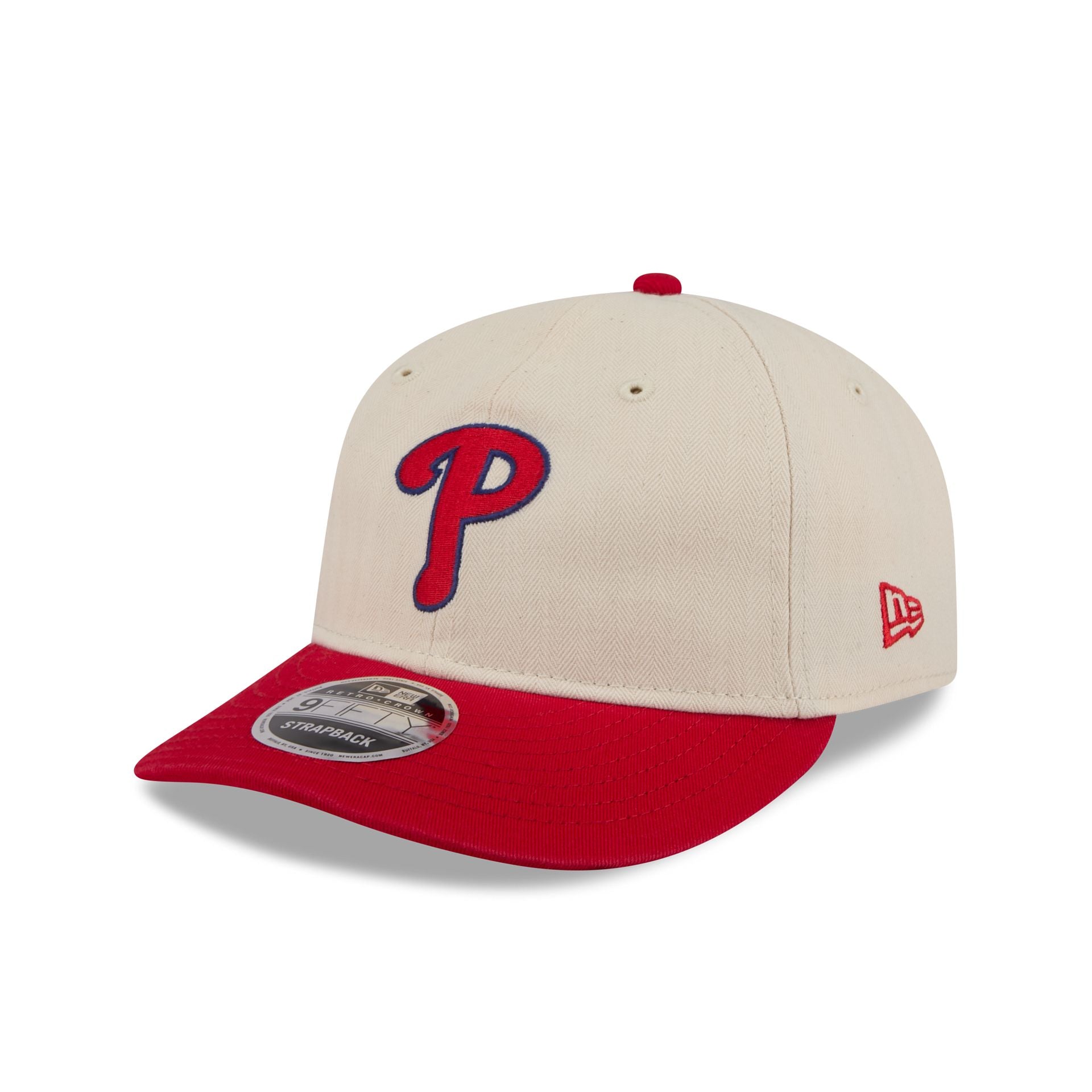 Philadelphia Phillies Three Looms Americana Herringbone Retro Crown 9Fifty Adjustable Hat - Image 3