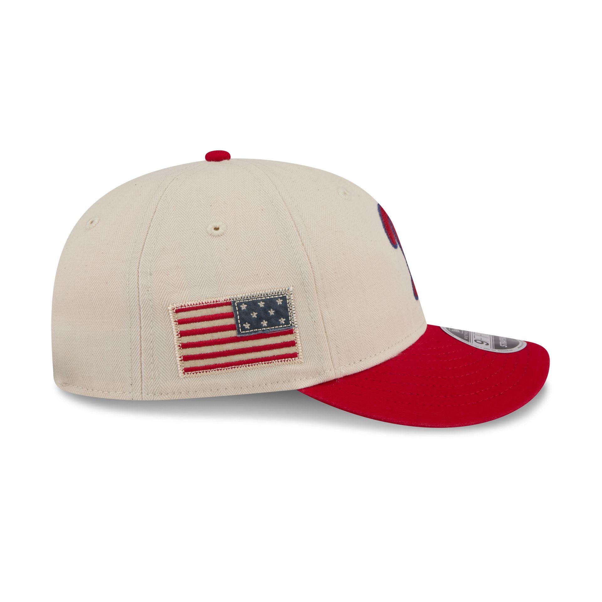 Philadelphia Phillies Three Looms Americana Herringbone Retro Crown 9Fifty Adjustable Hat - Image 4