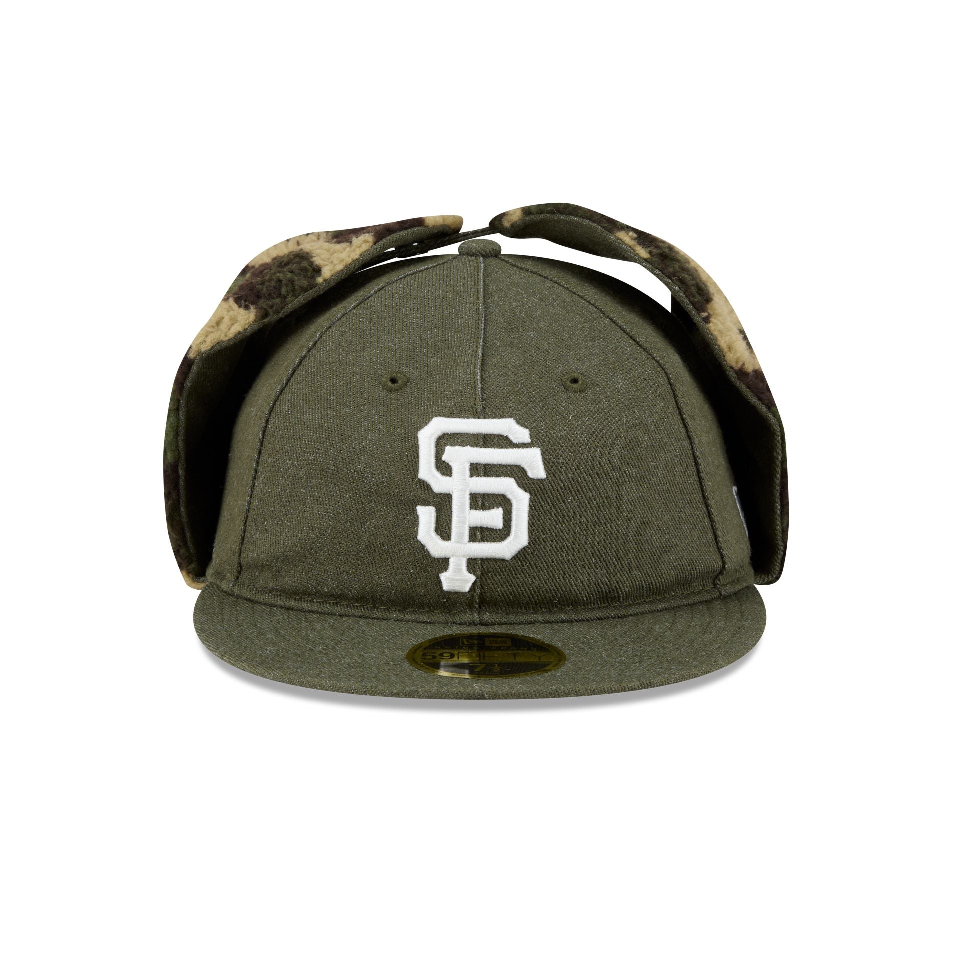 Alternative view of San Francisco Giants Three Looms Cotton Twill Camo Retro Crown Dog Ear 59Fifty Fitted Hat