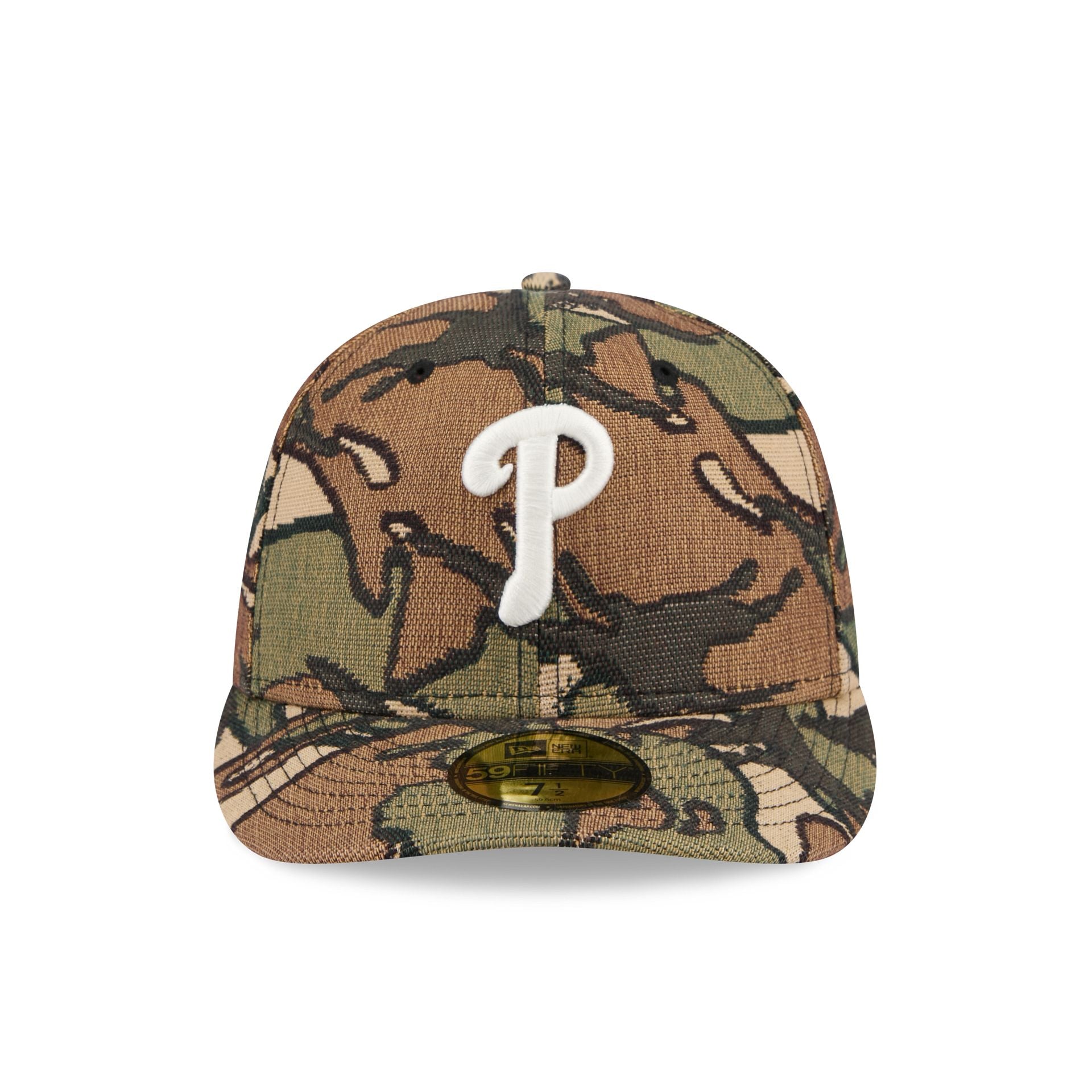 Alternative view of Philadelphia Phillies Three Looms Jacquard Camo 59Fifty Fitted Hat