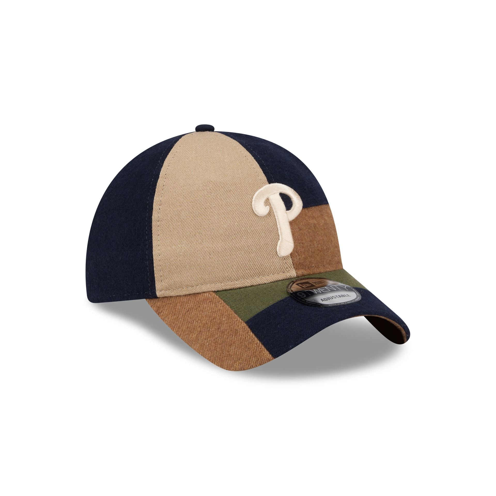 Philadelphia Phillies Three Looms Cotton Twill Patchwork 9Twenty Adjustable Hat - Image 3