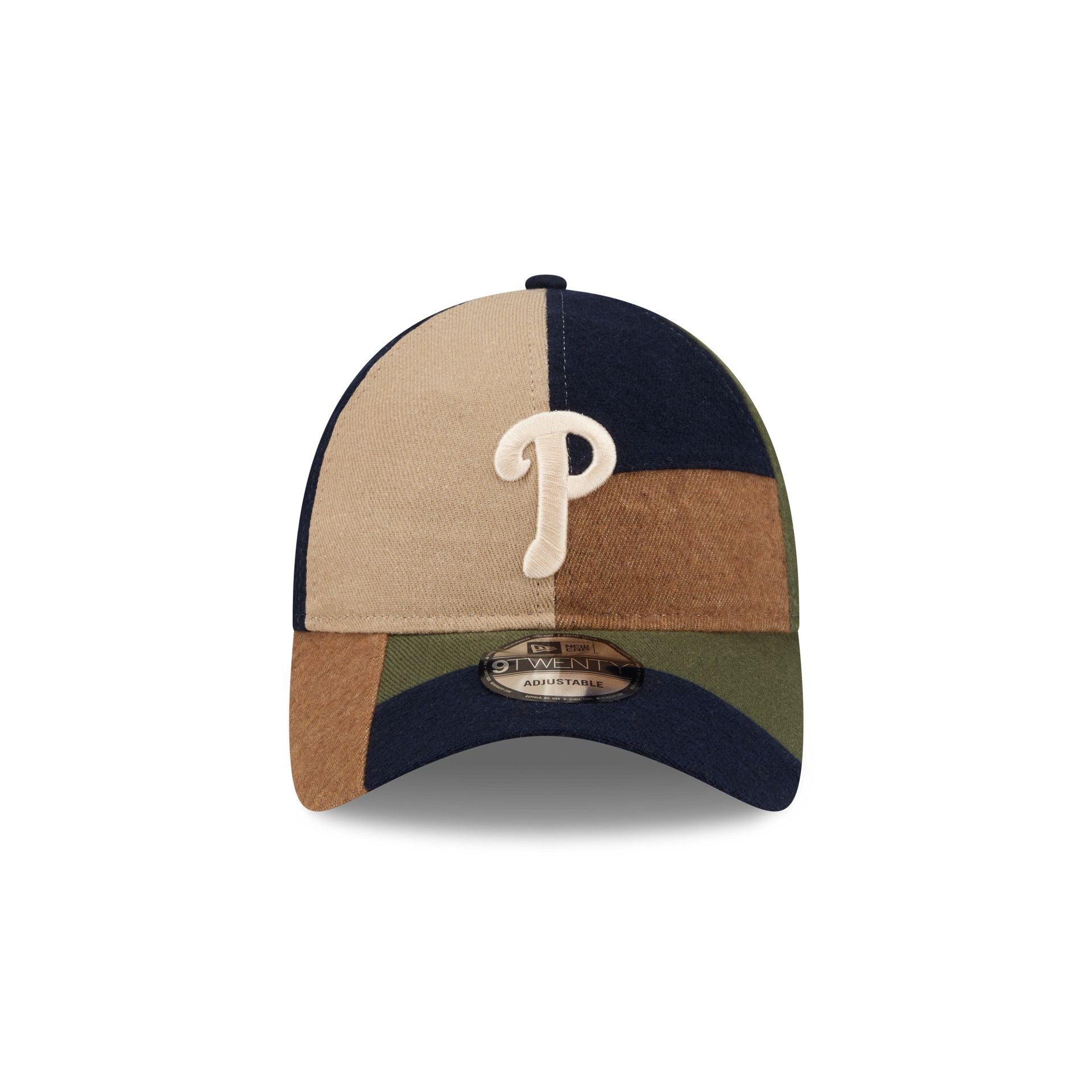 Alternative view of Philadelphia Phillies Three Looms Cotton Twill Patchwork 9Twenty Adjustable Hat