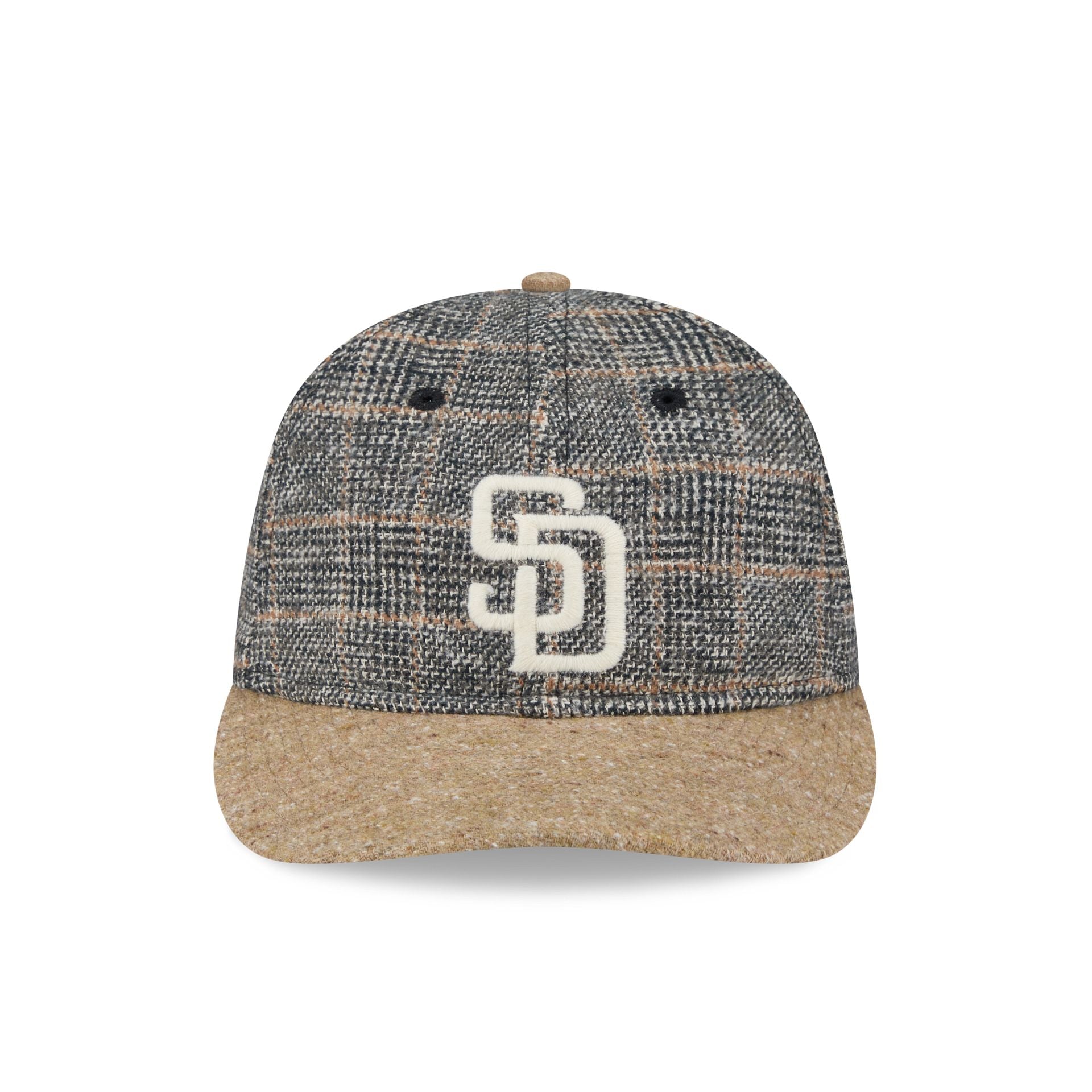 Alternative view of San Diego Padres Three Looms Vintage Tweed Retro Crown 59Fifty Fitted Hat