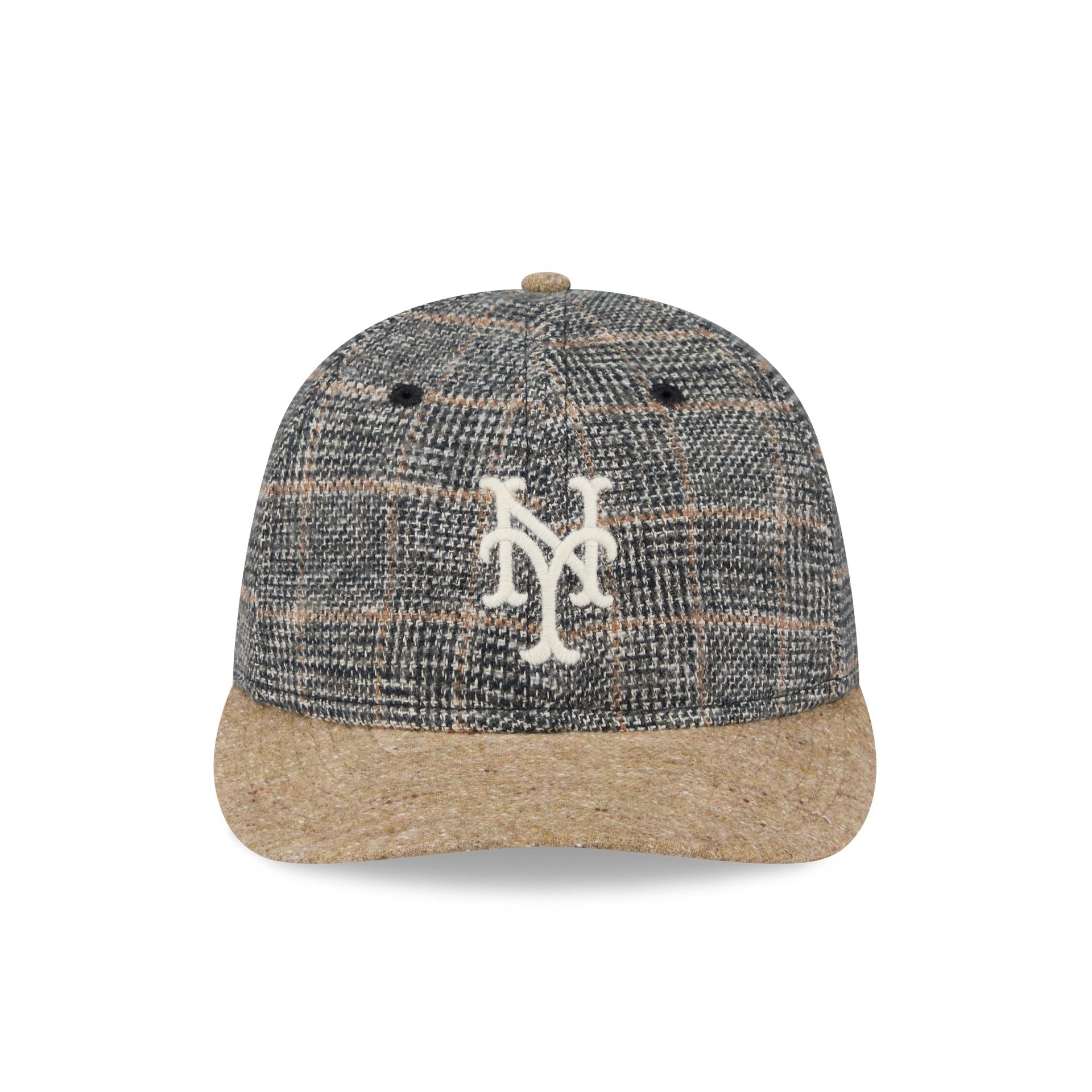 New York Mets Three Looms Vintage Tweed Retro Crown 59Fifty Fitted Hat - Image 2