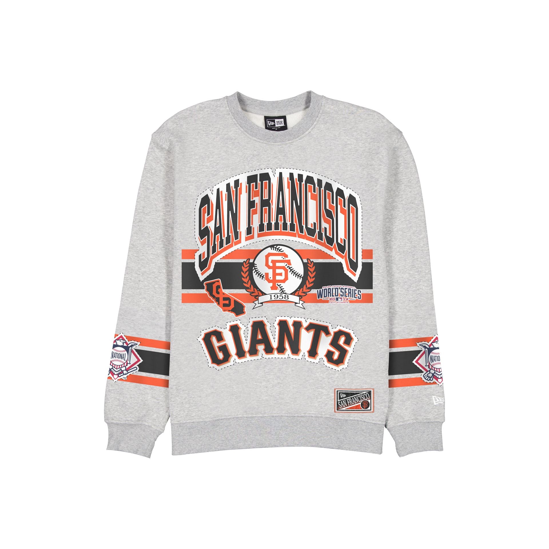 San Francisco Giants Sport Classics Vintage Gray Crewneck