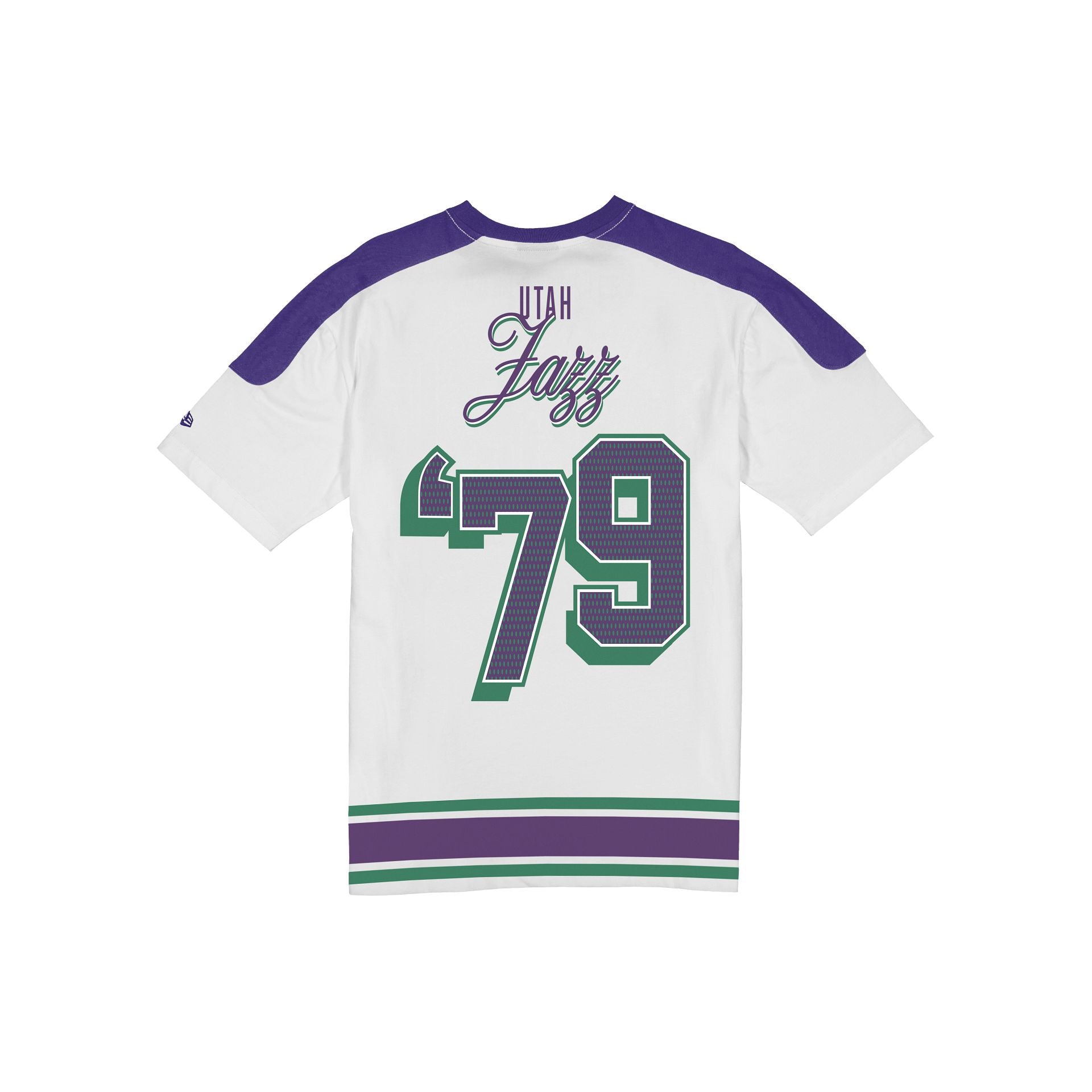 Alternative view of Utah Jazz Sport Classics Vintage White T-Shirt