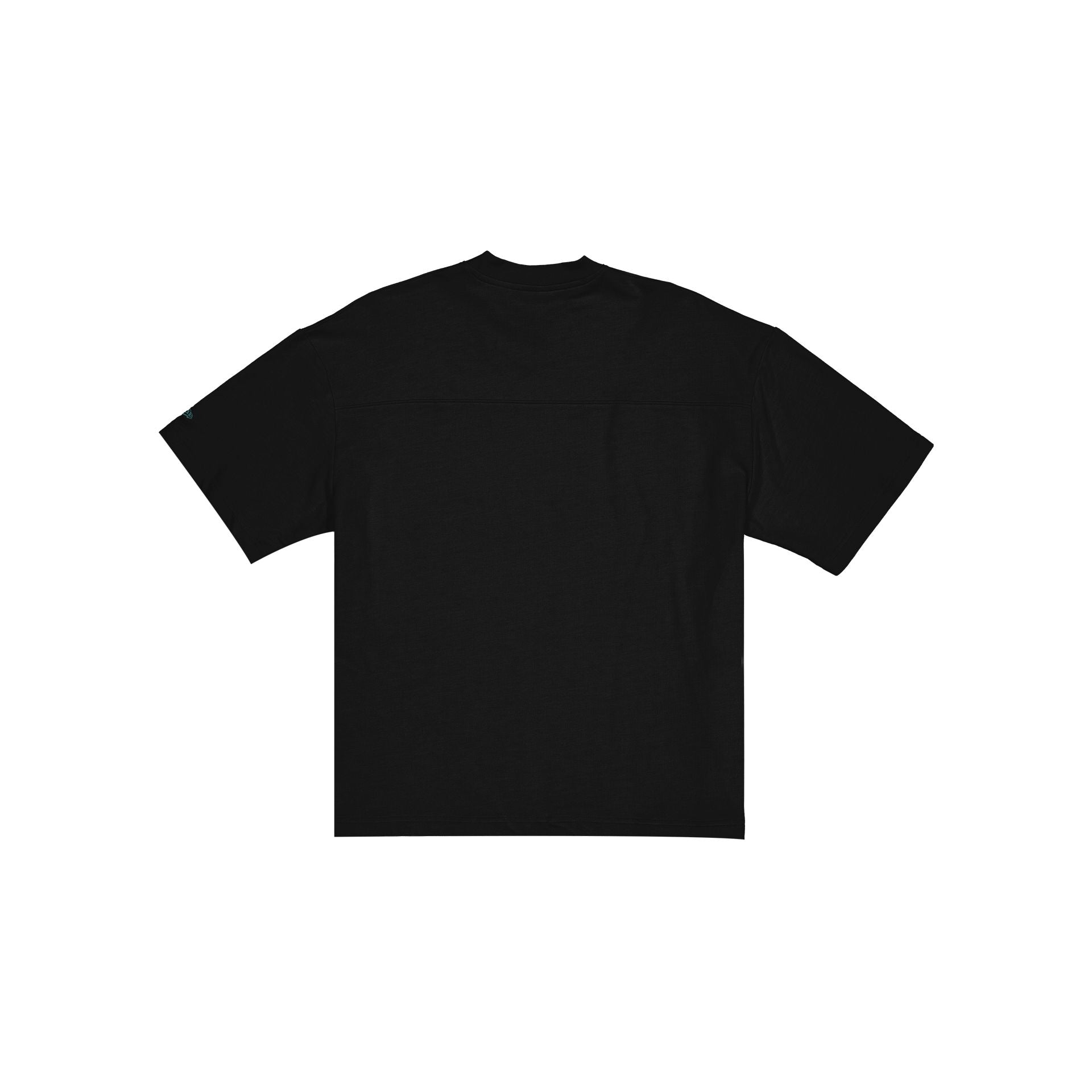 Alternative view of Philadelphia Eagles Throwback Black Boxy T-Shirt