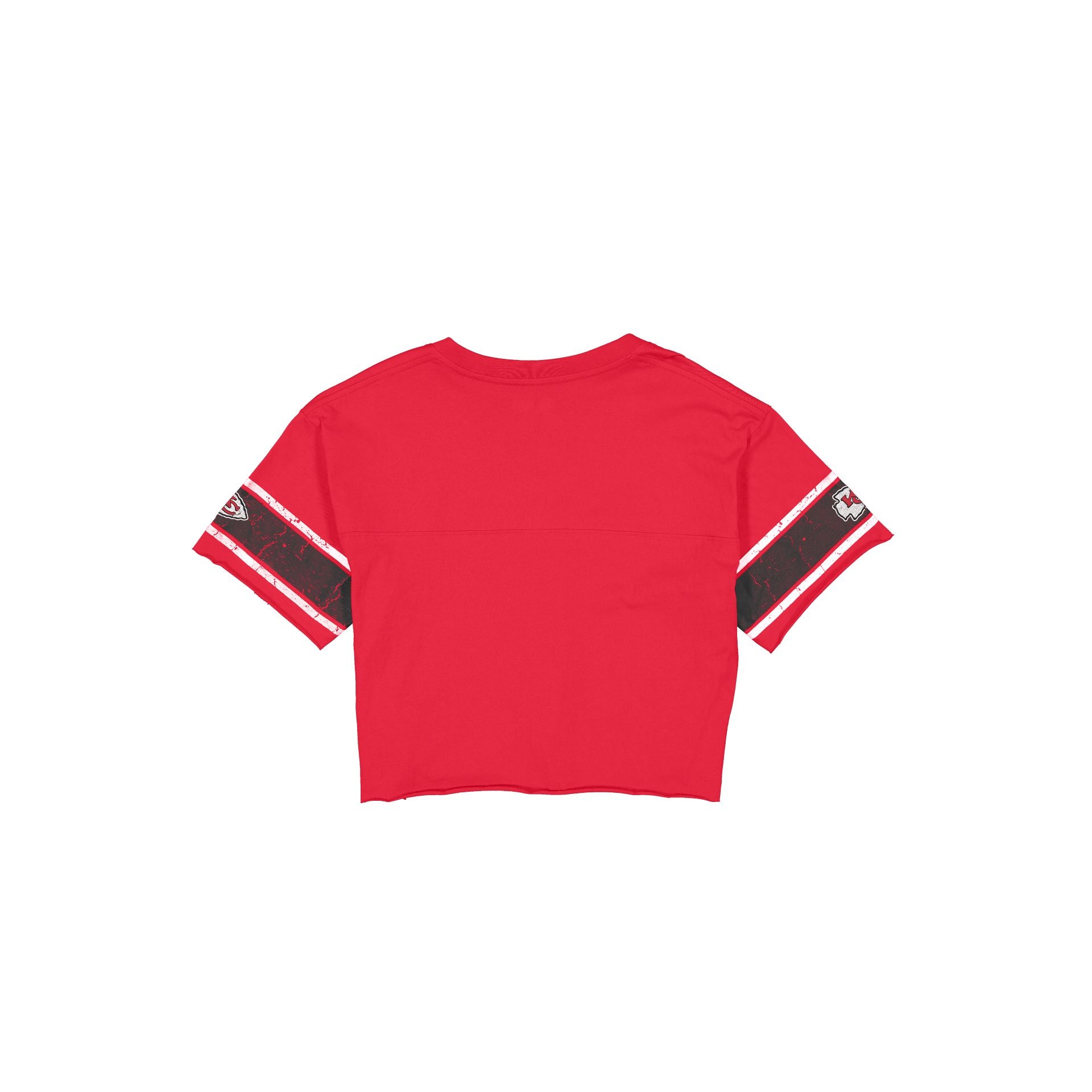 Alternative view of Kansas City Chiefs Throwback Women's Cropped T-Shirt