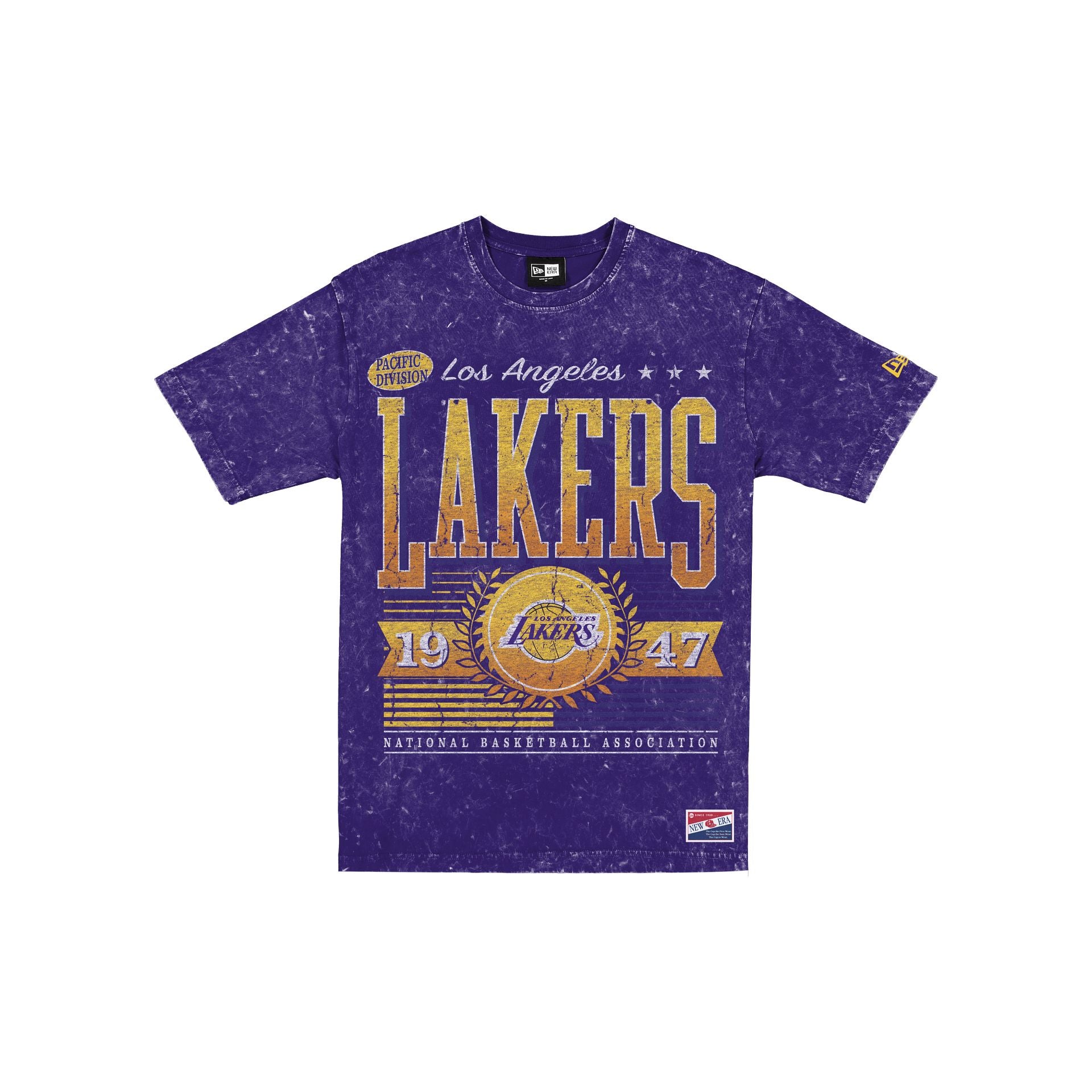 Los Angeles Lakers Throwback Vintage Wash T-Shirt