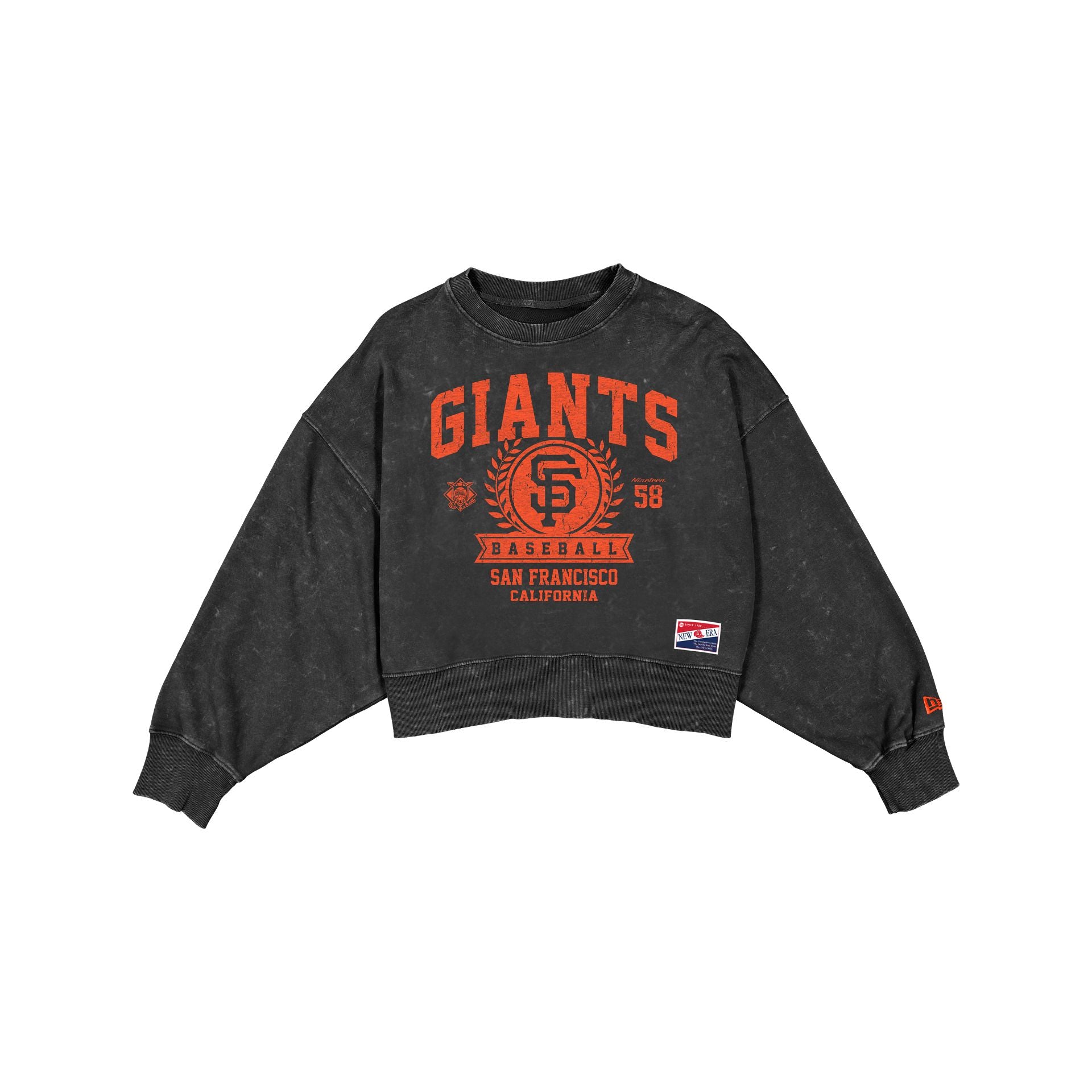 San Francisco Giants Throwback Women's Boxy Crewneck