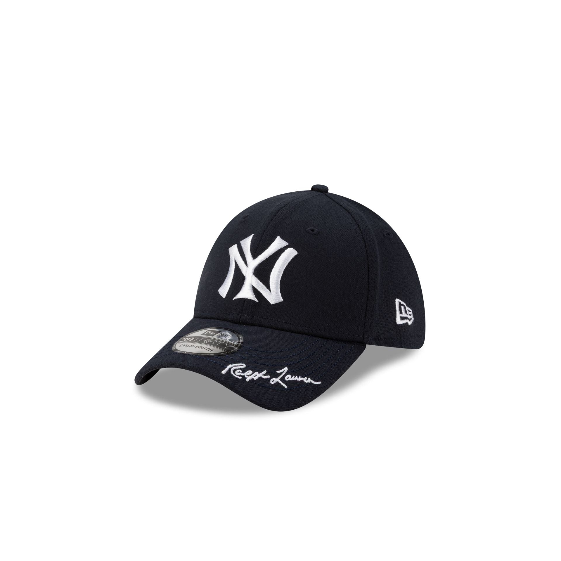 Ralph Lauren X New York Yankees Navy Kids 39Thirty Stretch Fit Hat