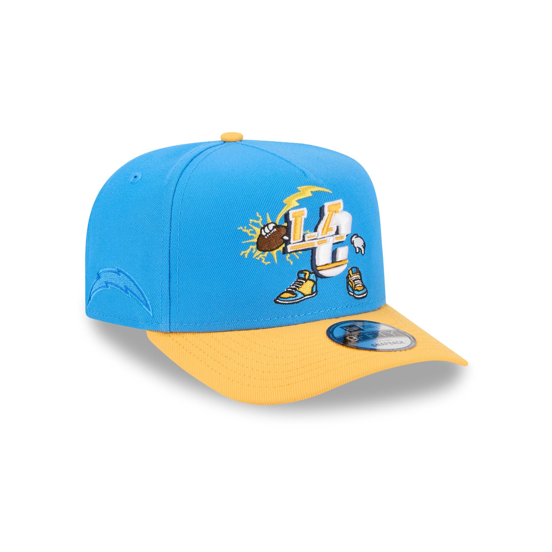 Los Angeles Chargers Cartoon 9Fifty A-Frame Snapback Hat