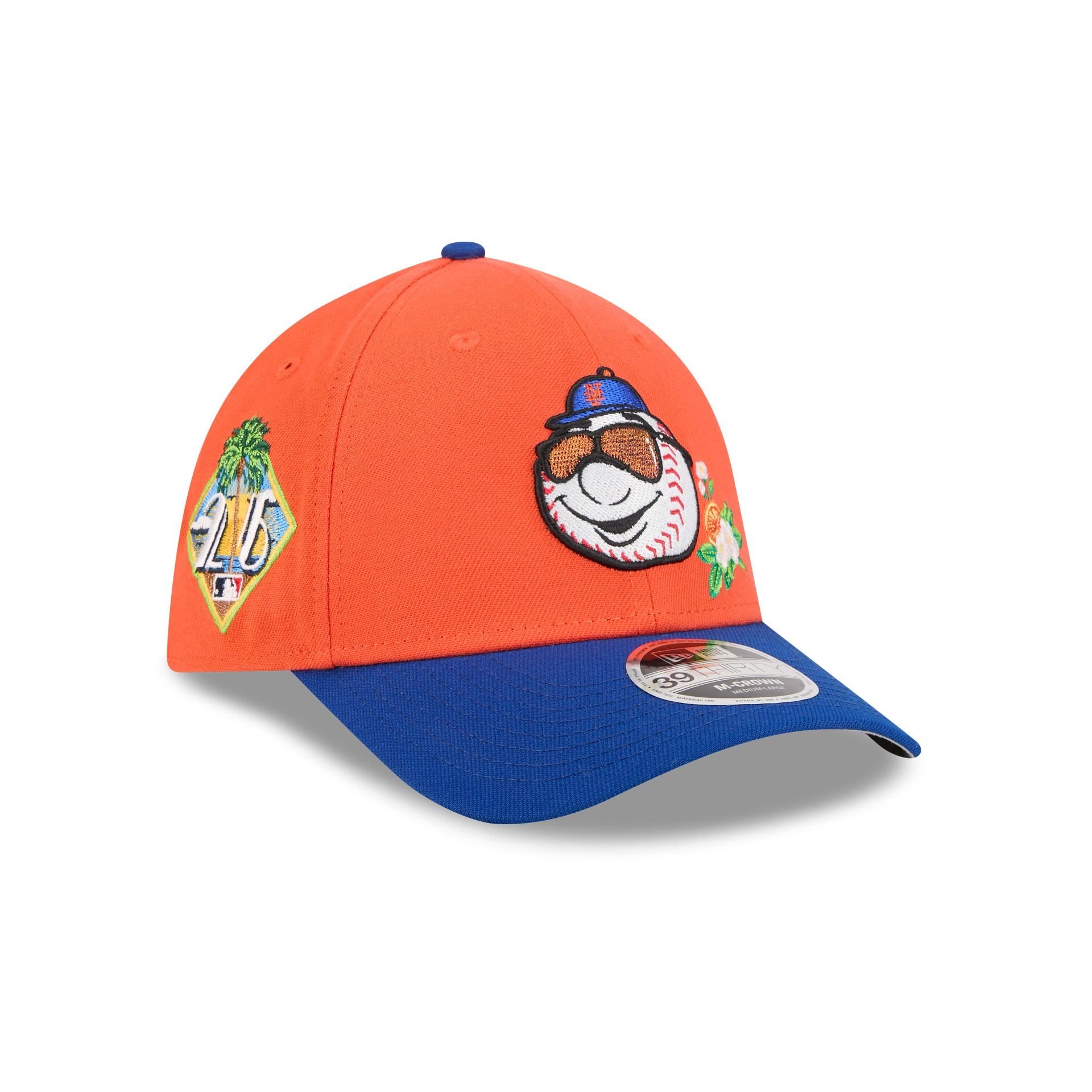 New York Mets 2026 Spring Training 39Thirty M-Crown Stretch Fit Hat