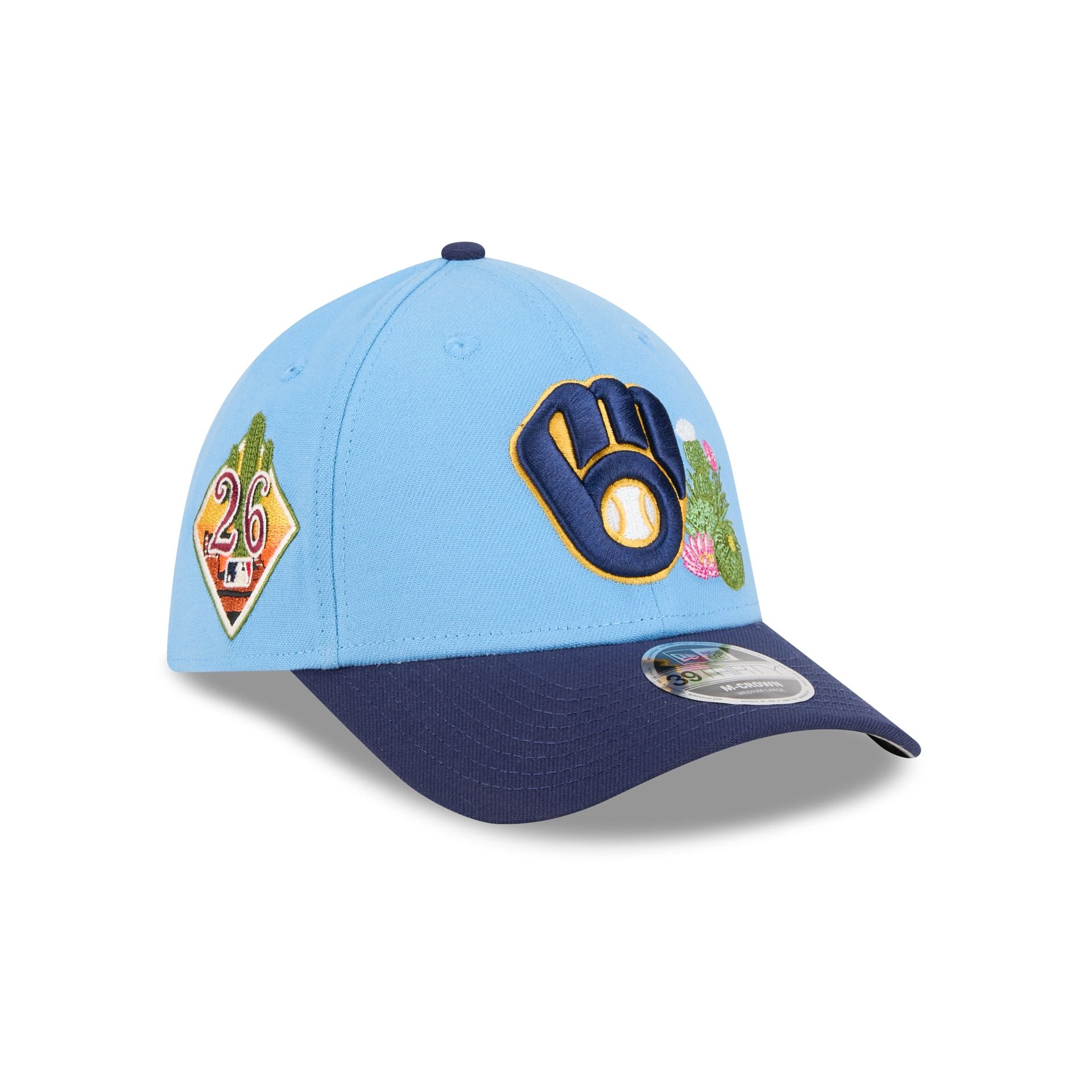 Milwaukee Brewers 2026 Spring Training 39Thirty M-Crown Stretch Fit Hat