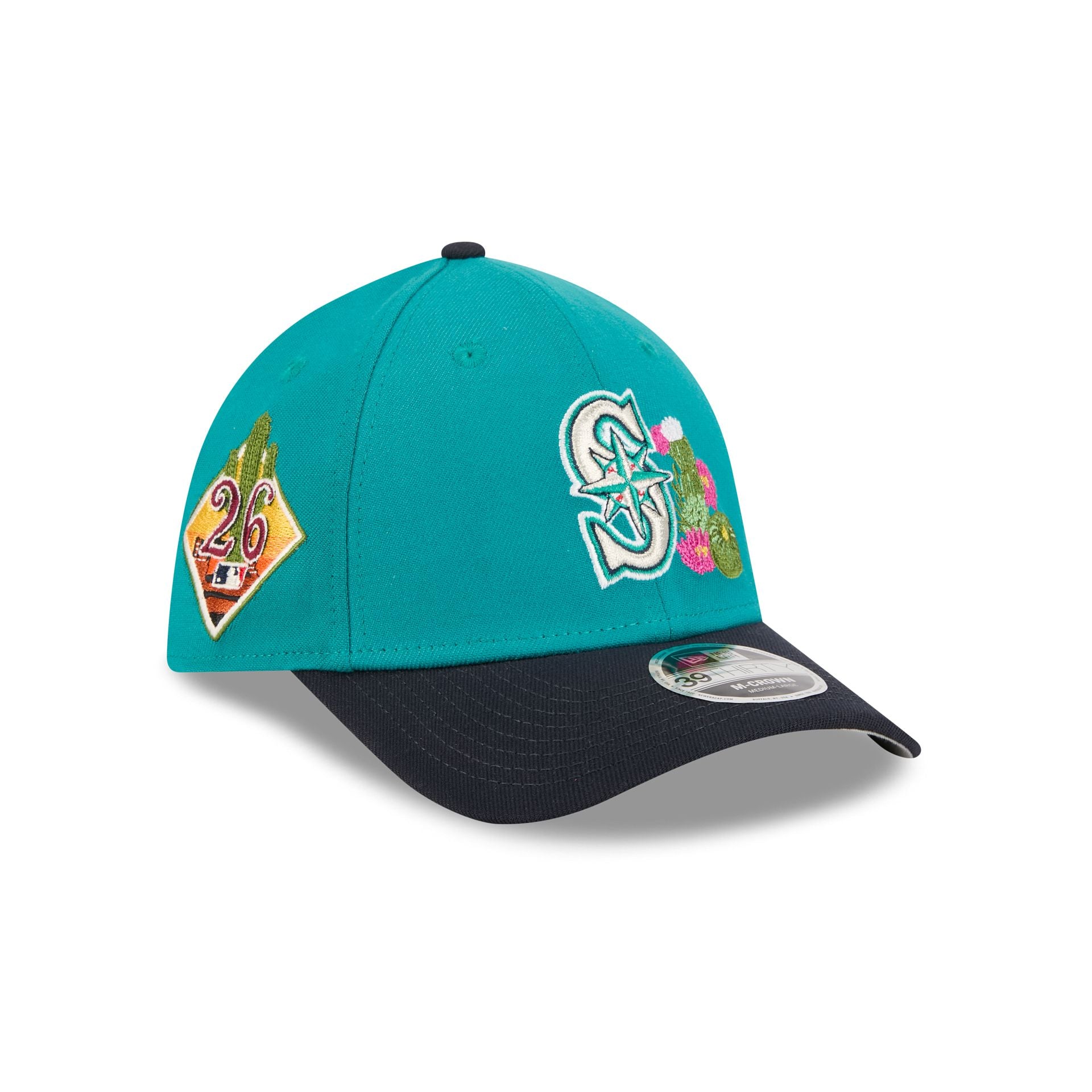 Seattle Mariners 2026 Spring Training 39Thirty M-Crown Stretch Fit Hat