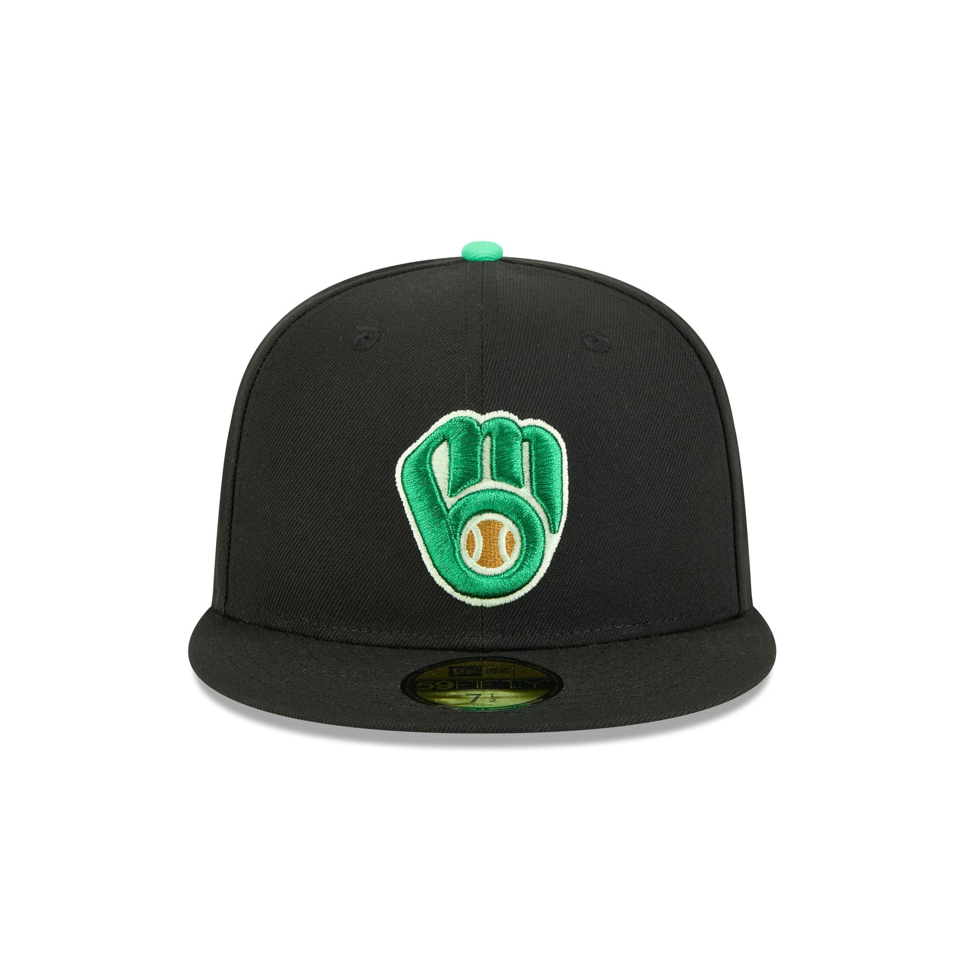 Alternative view of Milwaukee Brewers St. Patrick's Day 2026 59Fifty Fitted Hat