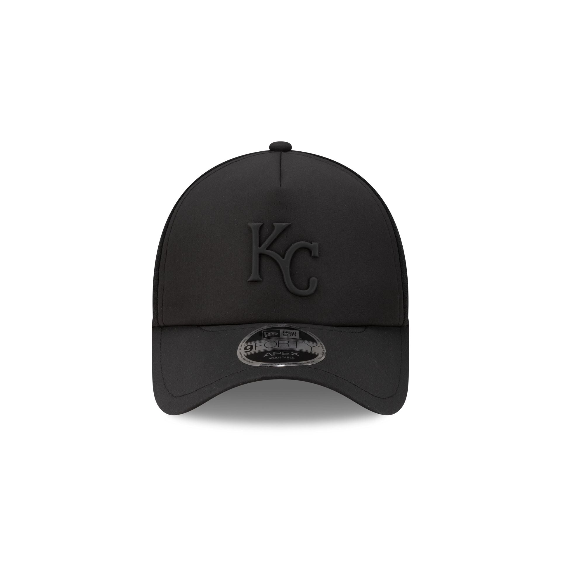 Alternative view of Kansas City Royals 2026 Batting Practice Black 9Forty Apex Trucker Hat