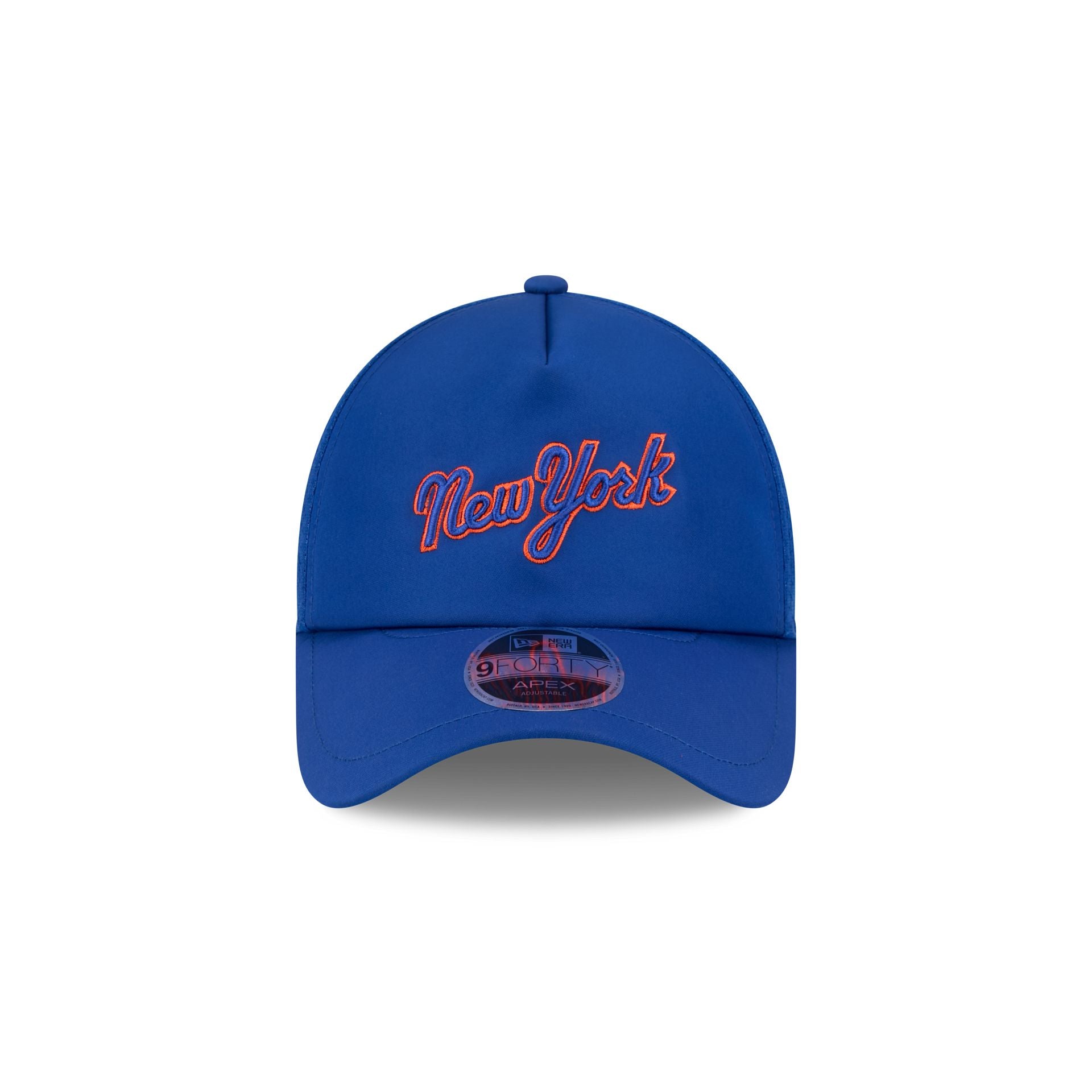 Alternative view of New York Mets 2026 Batting Practice 9Forty Apex Trucker Hat