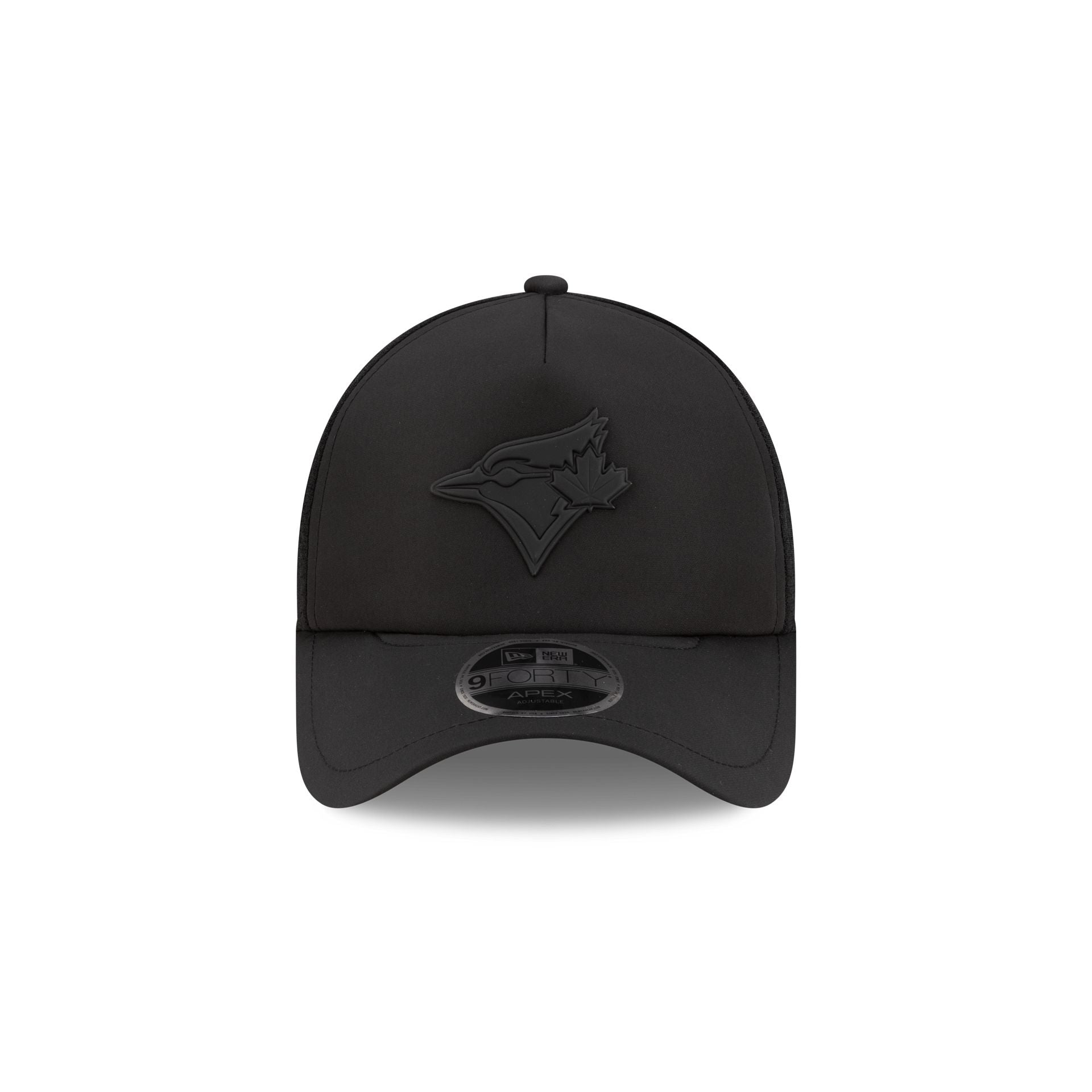 Alternative view of Toronto Blue Jays 2026 Batting Practice Black 9Forty Apex Trucker Hat