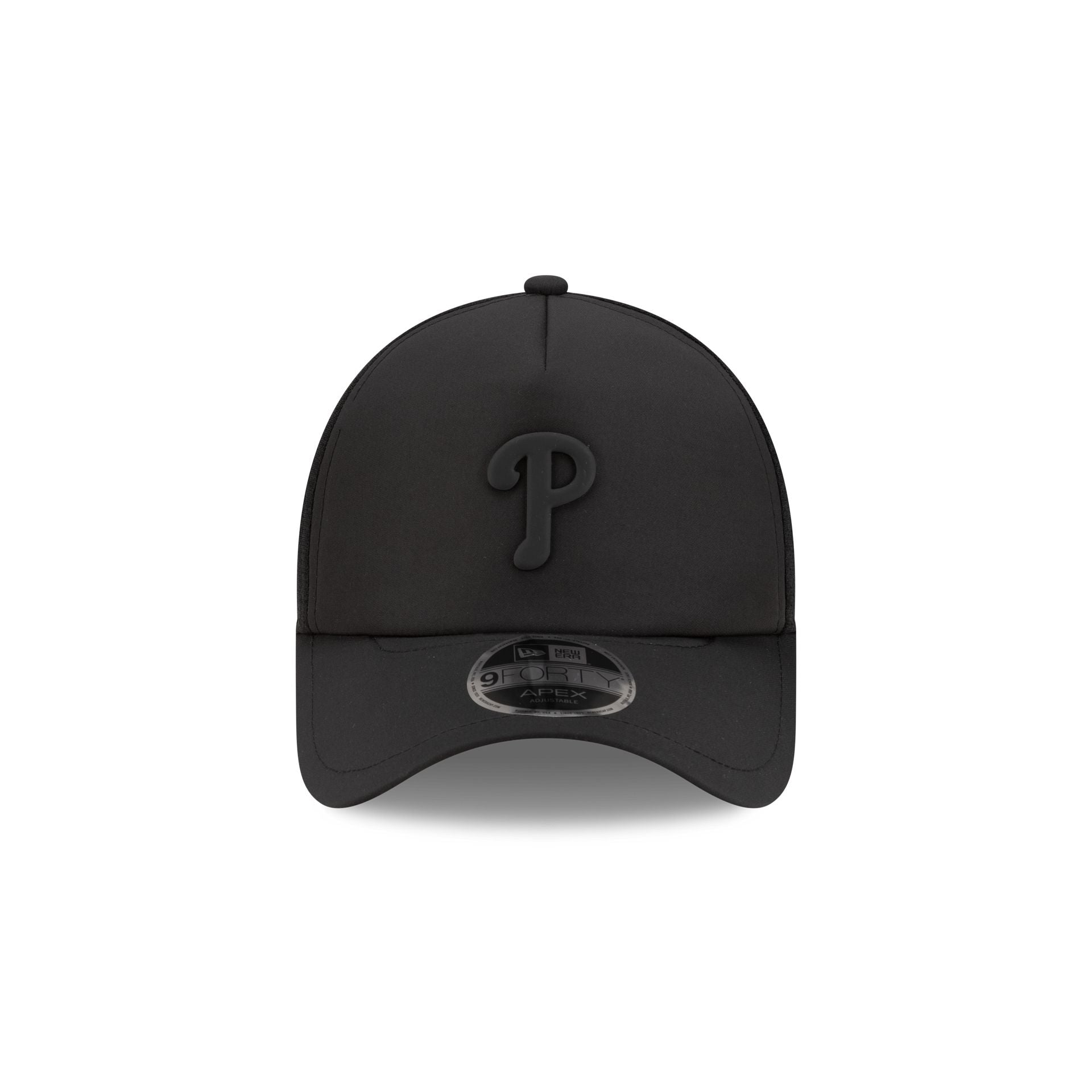 Alternative view of Philadelphia Phillies 2026 Batting Practice Black 9Forty Apex Trucker Hat