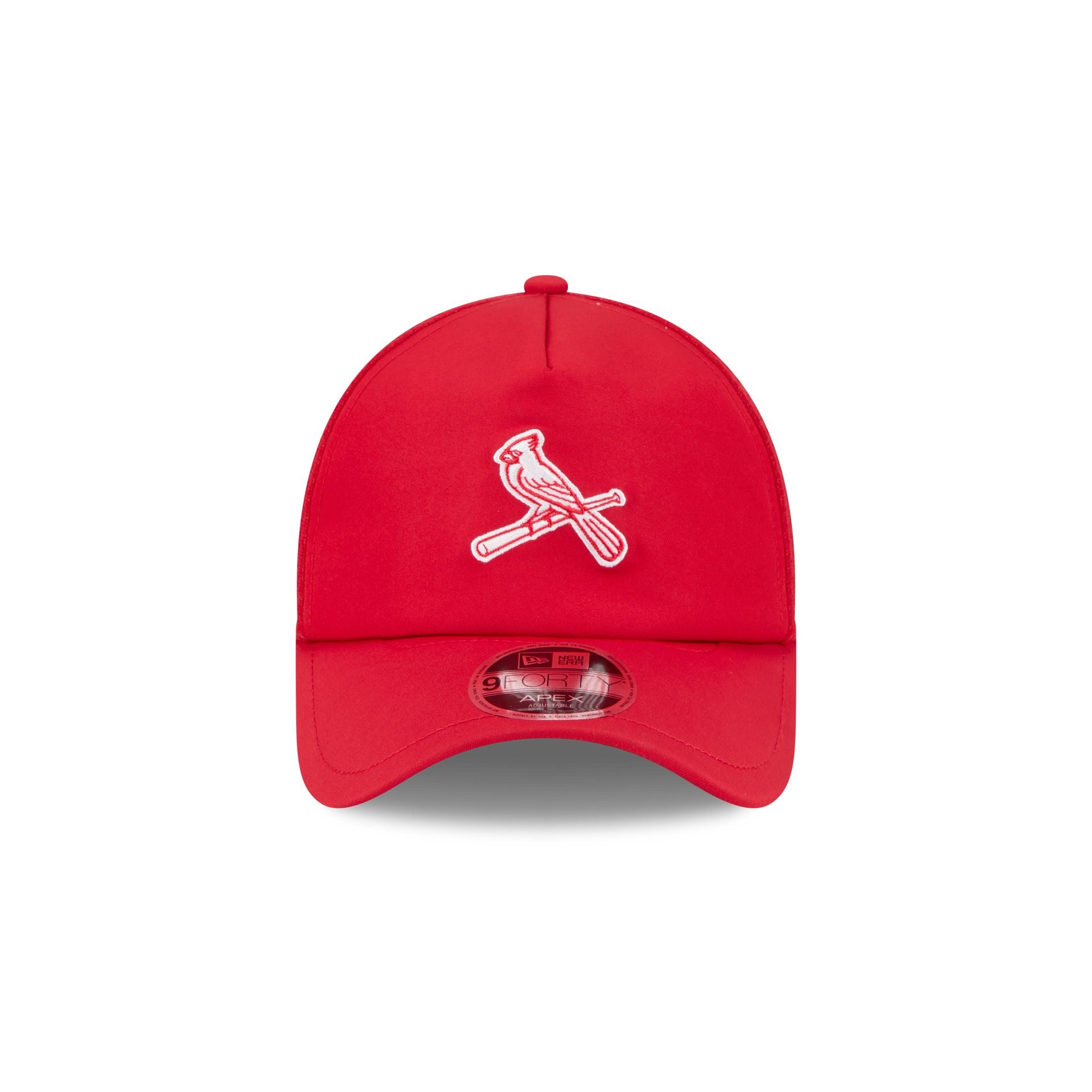Alternative view of St. Louis Cardinals 2026 Batting Practice Alt Bird 9Forty Apex Trucker Hat
