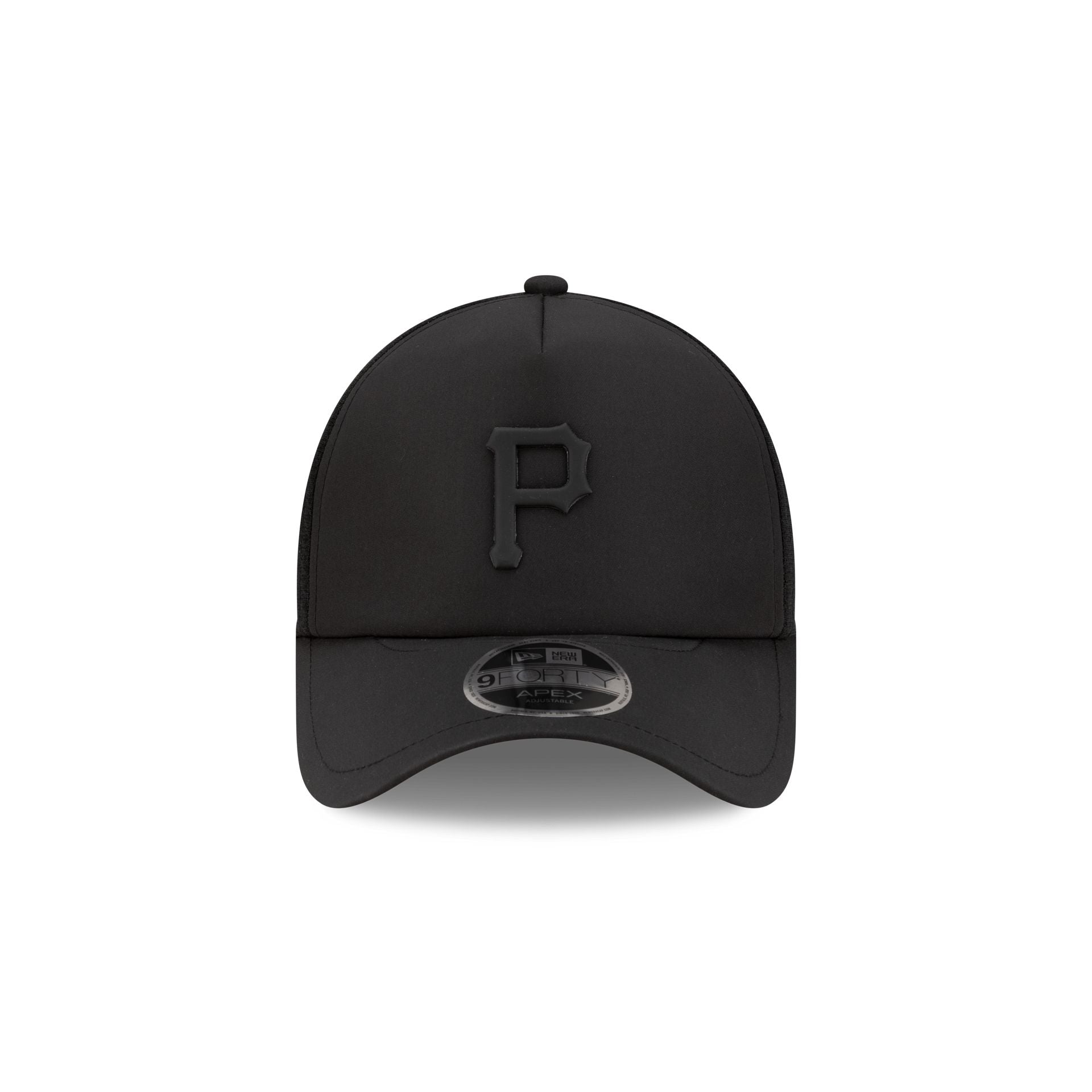 Alternative view of Pittsburgh Pirates 2026 Batting Practice Black 9Forty Apex Trucker Hat
