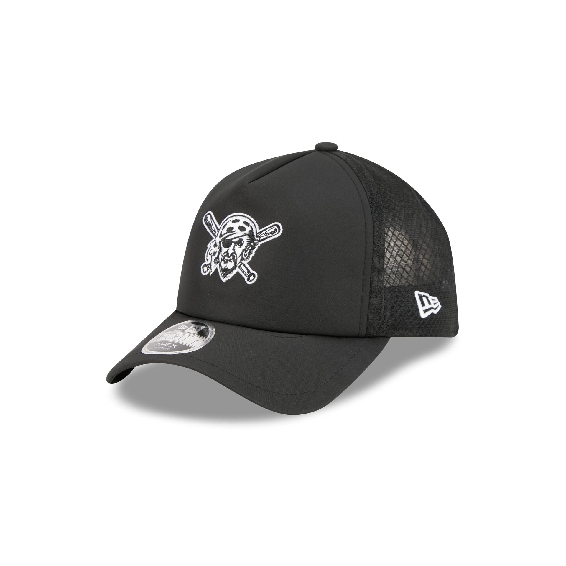 Pittsburgh Pirates 2026 Batting Practice Alt Pirate 9Forty Apex Trucker Hat