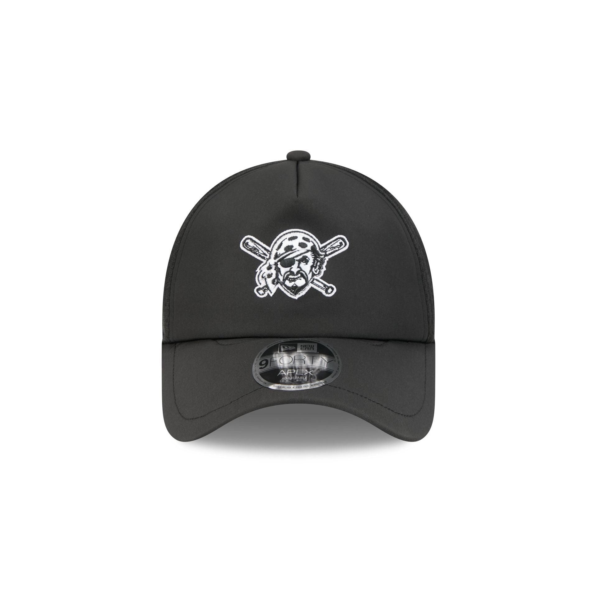 Alternative view of Pittsburgh Pirates 2026 Batting Practice Alt Pirate 9Forty Apex Trucker Hat