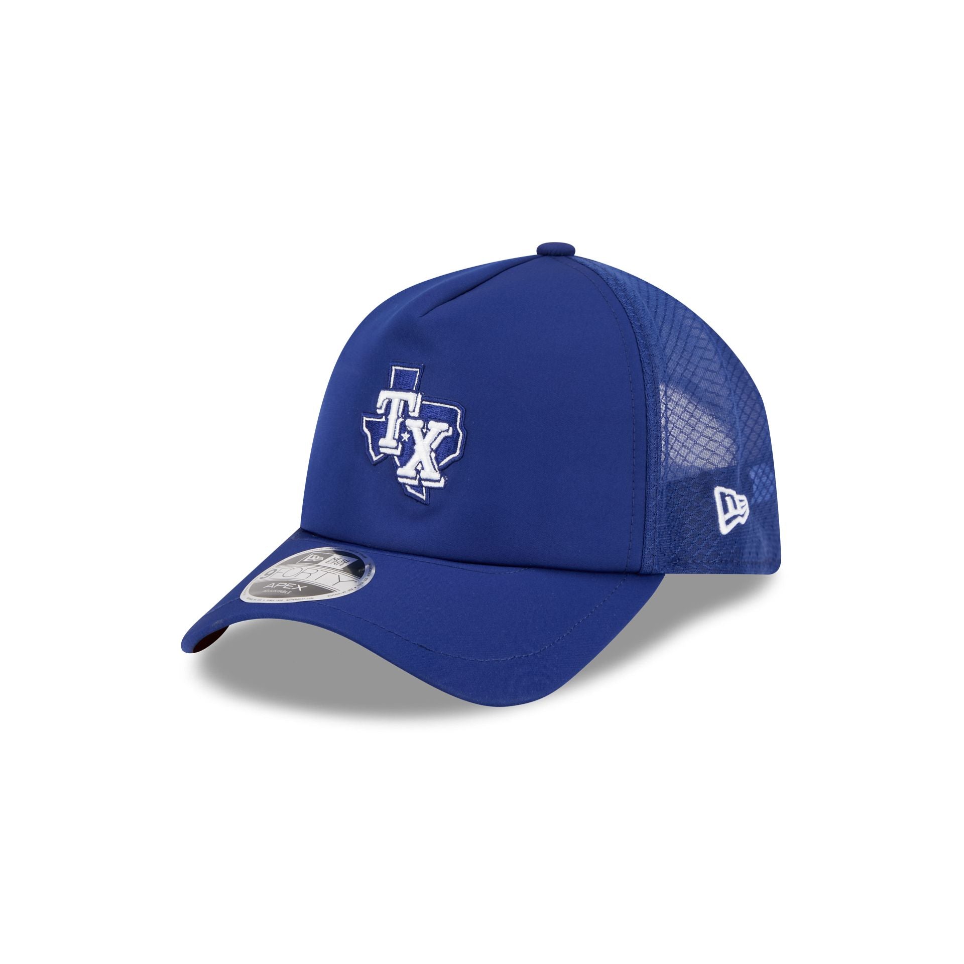 Texas Rangers 2026 Batting Practice Alt State 9Forty Apex Trucker Hat