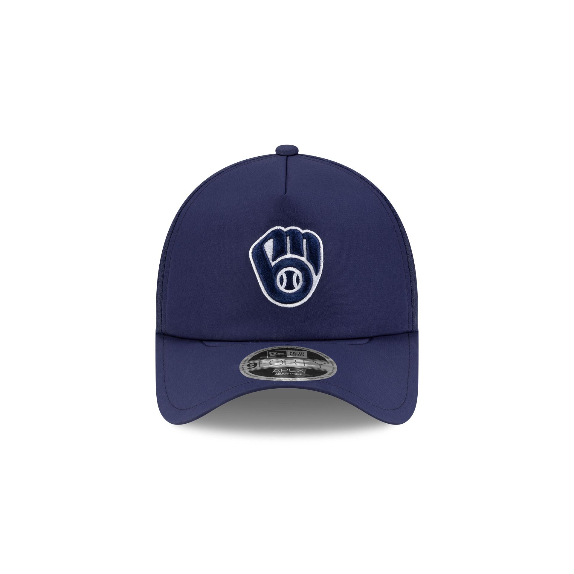 Alternative view of Milwaukee Brewers 2026 Batting Practice 9Forty Apex Trucker Hat