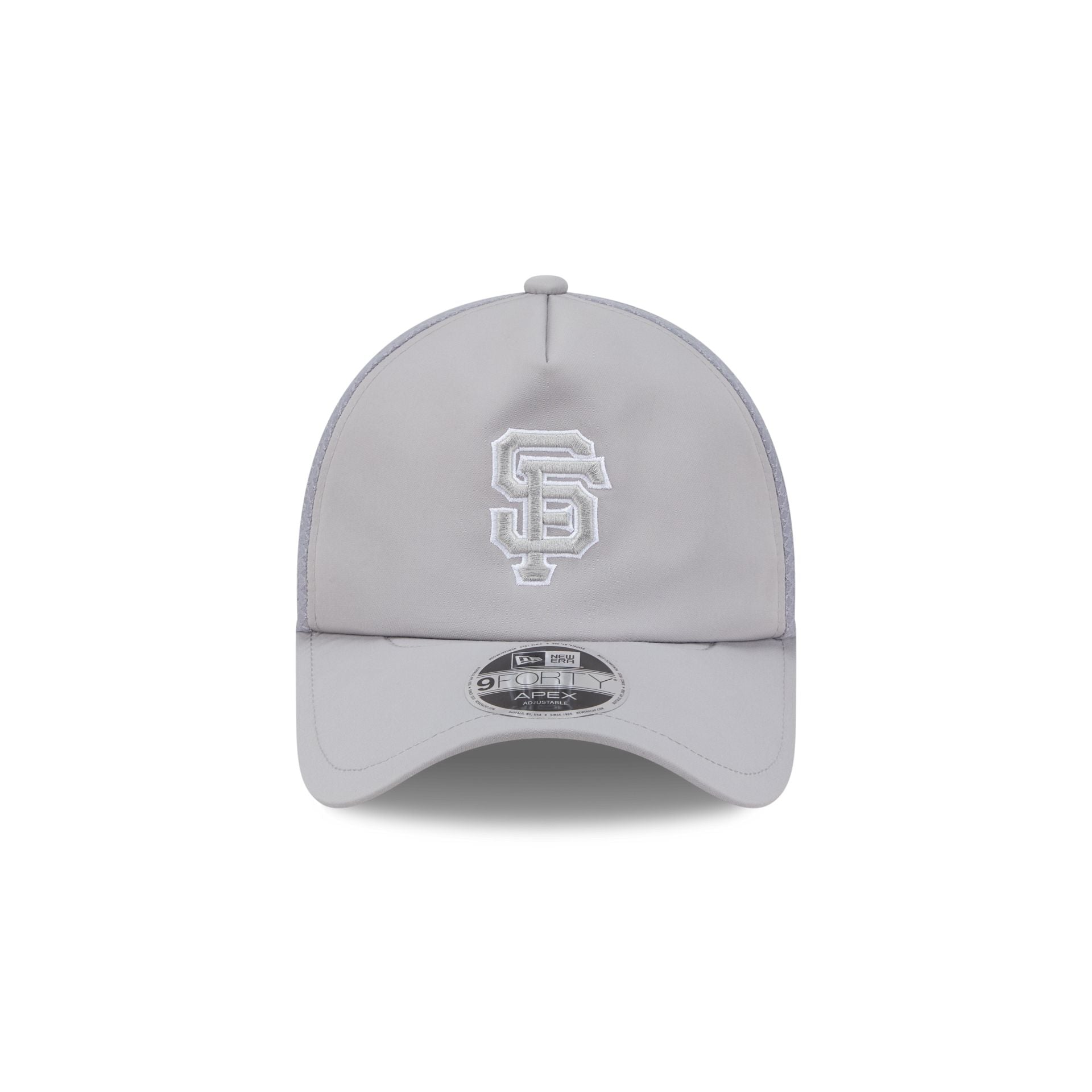 Alternative view of San Francisco Giants 2026 Batting Practice Gray 9Forty Apex Trucker Hat