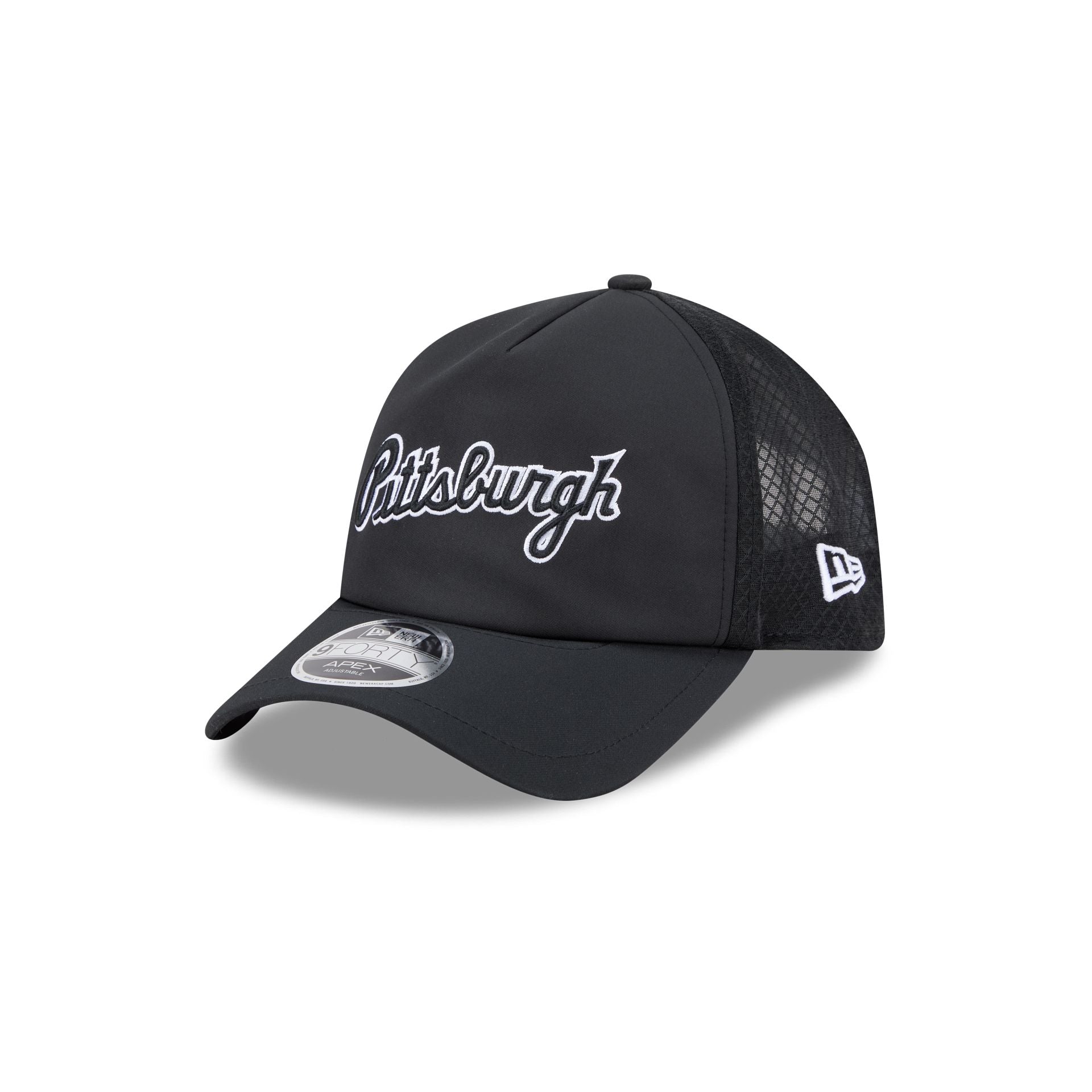 Pittsburgh Pirates 2026 Batting Practice Alt Wordmark 9Forty Apex Trucker Hat