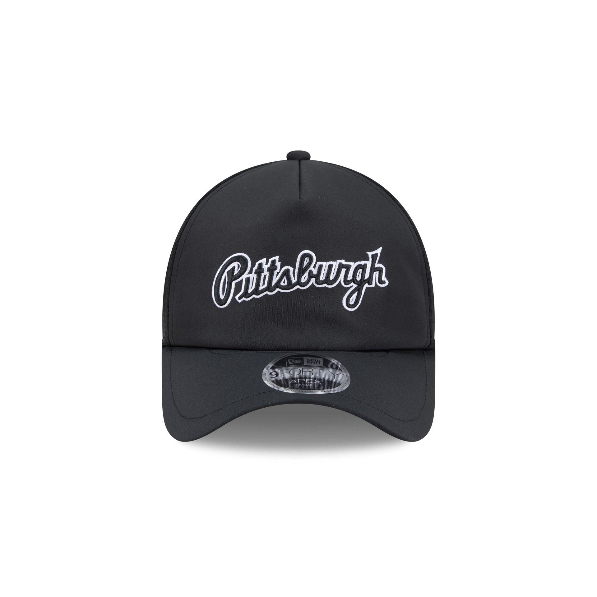 Alternative view of Pittsburgh Pirates 2026 Batting Practice Alt Wordmark 9Forty Apex Trucker Hat
