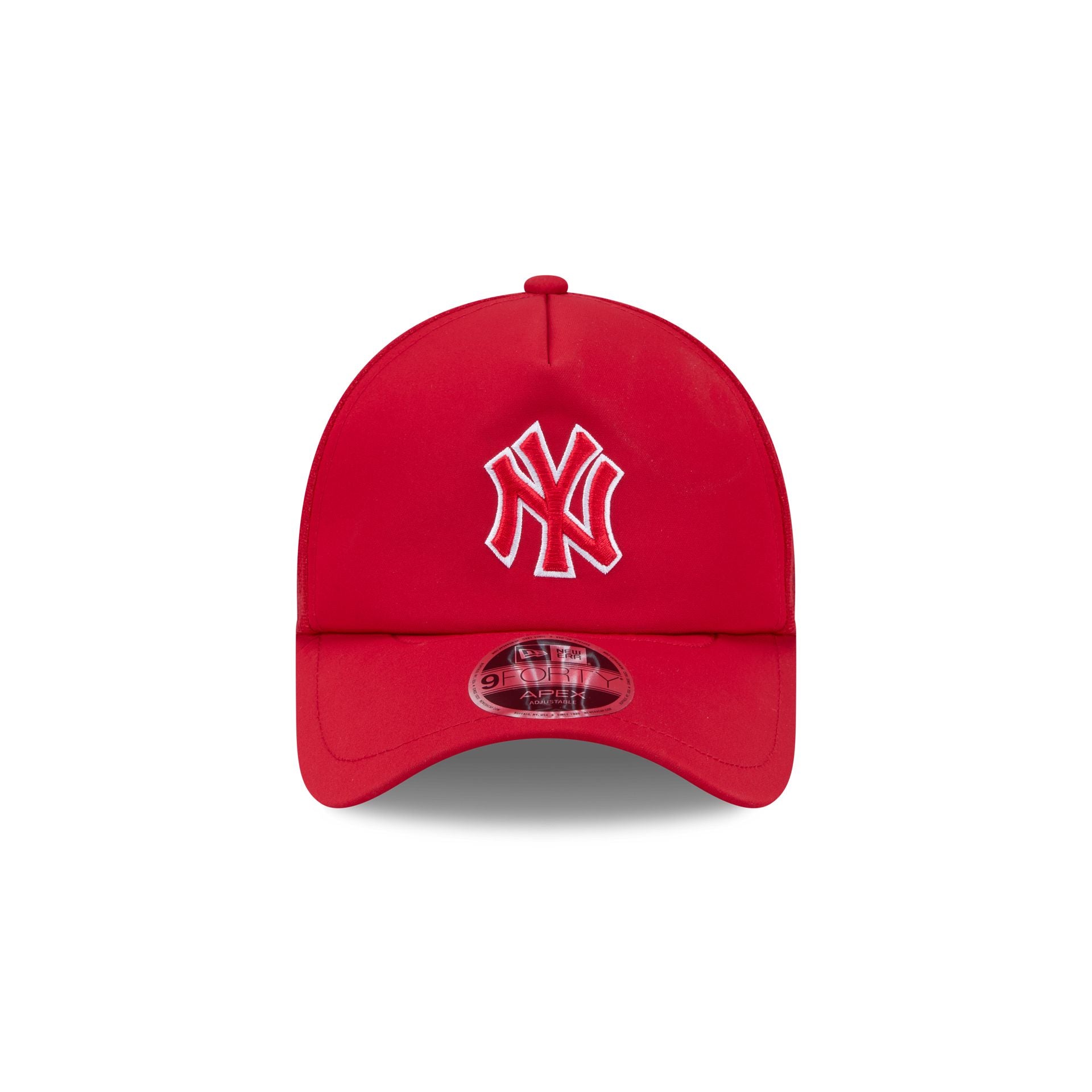 Alternative view of New York Yankees 2026 Batting Practice Alt Red 9Forty Apex Trucker Hat