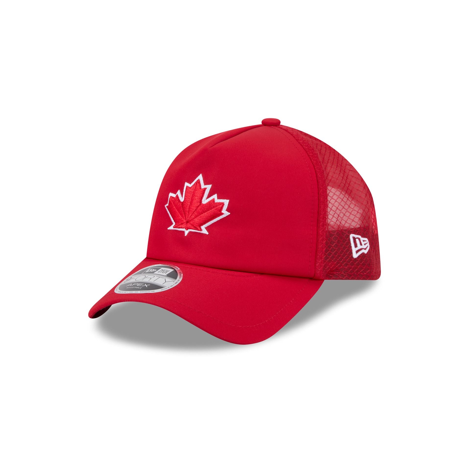 Toronto Blue Jays 2026 Batting Practice Alt Leaf 9Forty Apex Trucker Hat