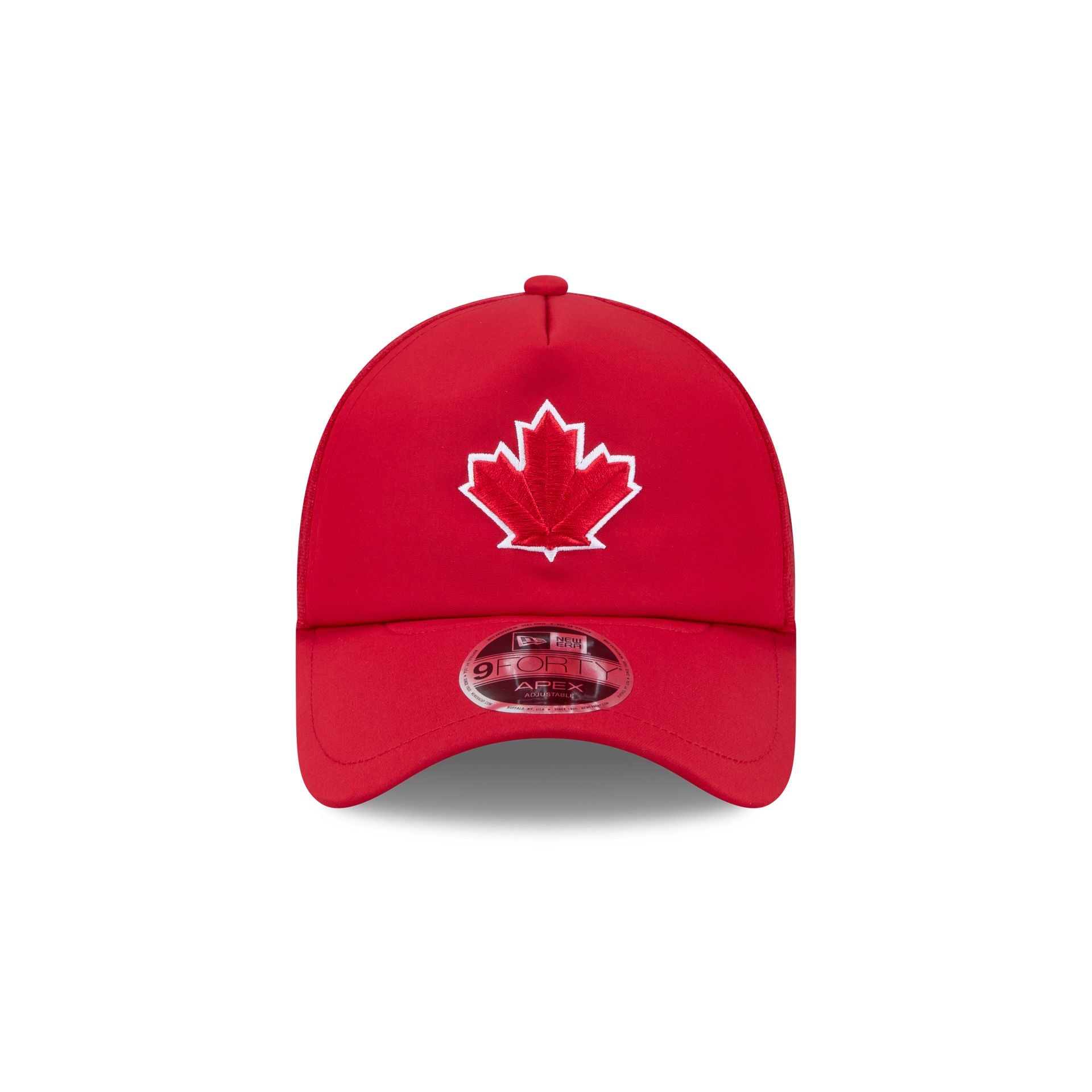 Alternative view of Toronto Blue Jays 2026 Batting Practice Alt Leaf 9Forty Apex Trucker Hat