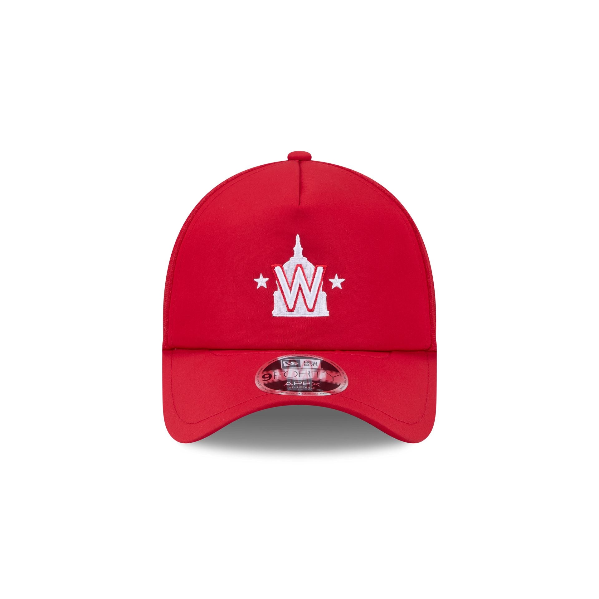 Alternative view of Washington Nationals 2026 Batting Practice Alt W 9Forty Apex Trucker Hat