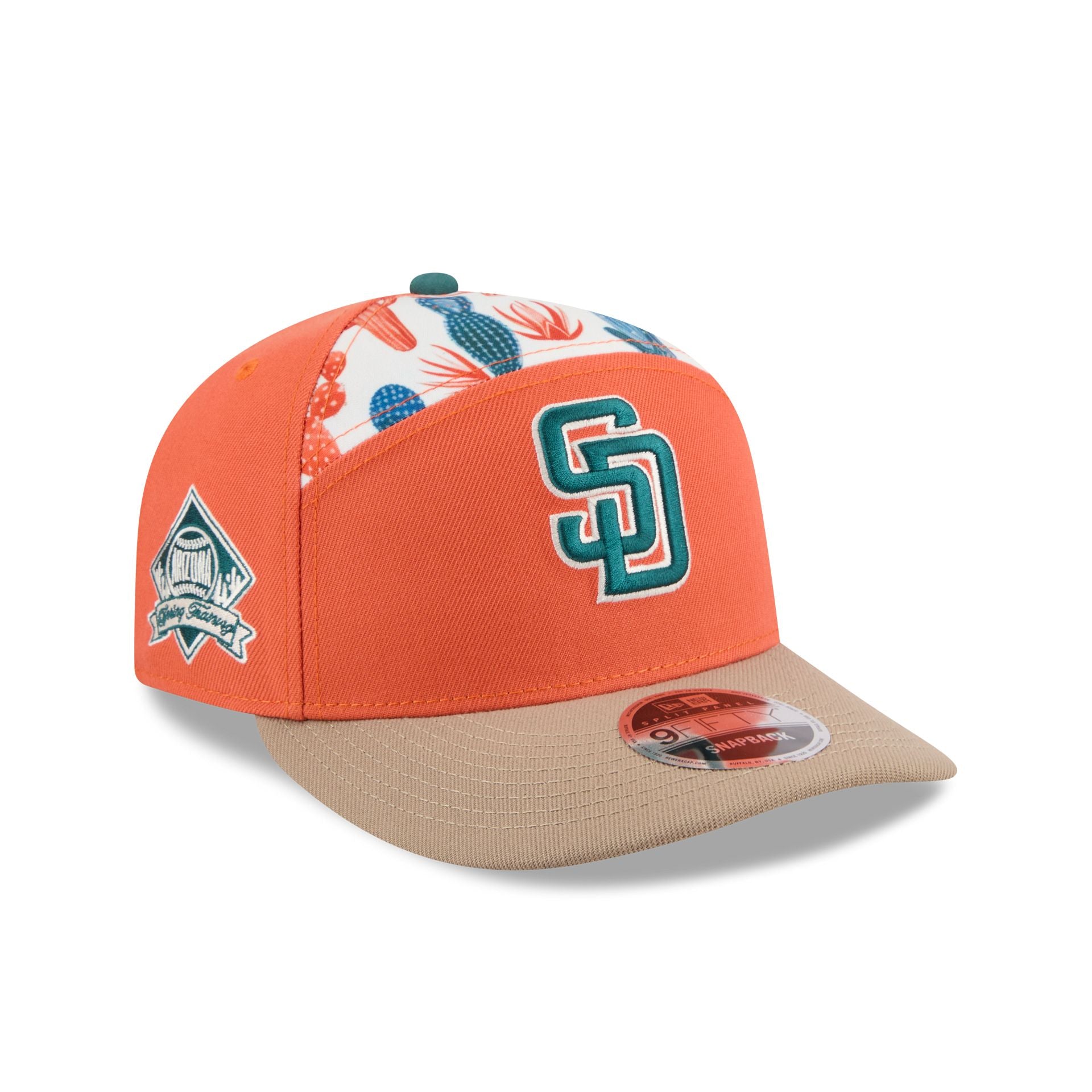 San Diego Padres 2026 Spring Training Cactus League Split Panel 9Fifty Snapback Hat